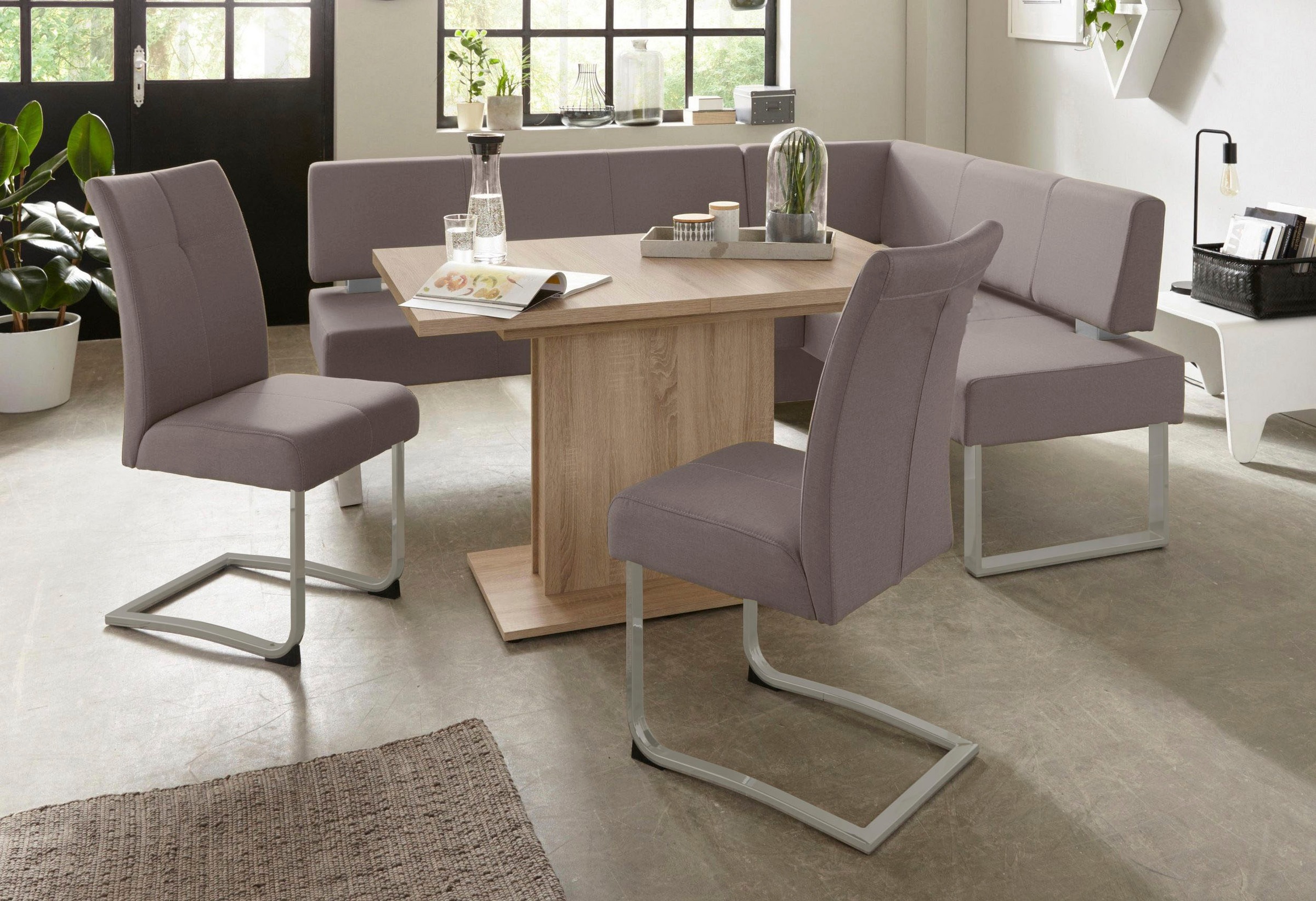 Home affaire Freischwinger "Rab" (Set) 2 Stk.Bezug in verschiedenen Qualitä günstig online kaufen