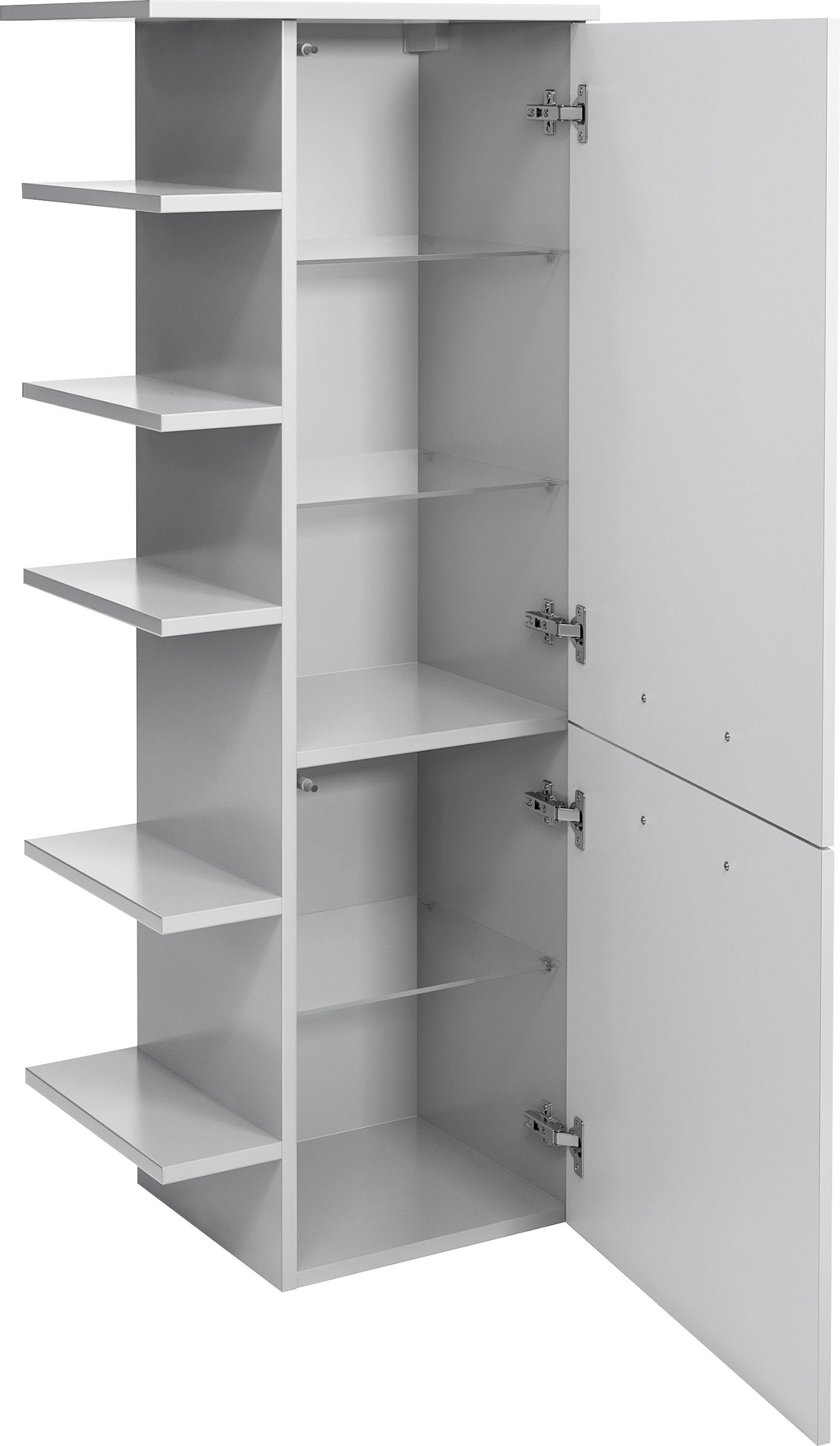 Saphir Midischrank "Quickset Badschrank 50 cm breit, 2 Türen, seitliche Abl günstig online kaufen