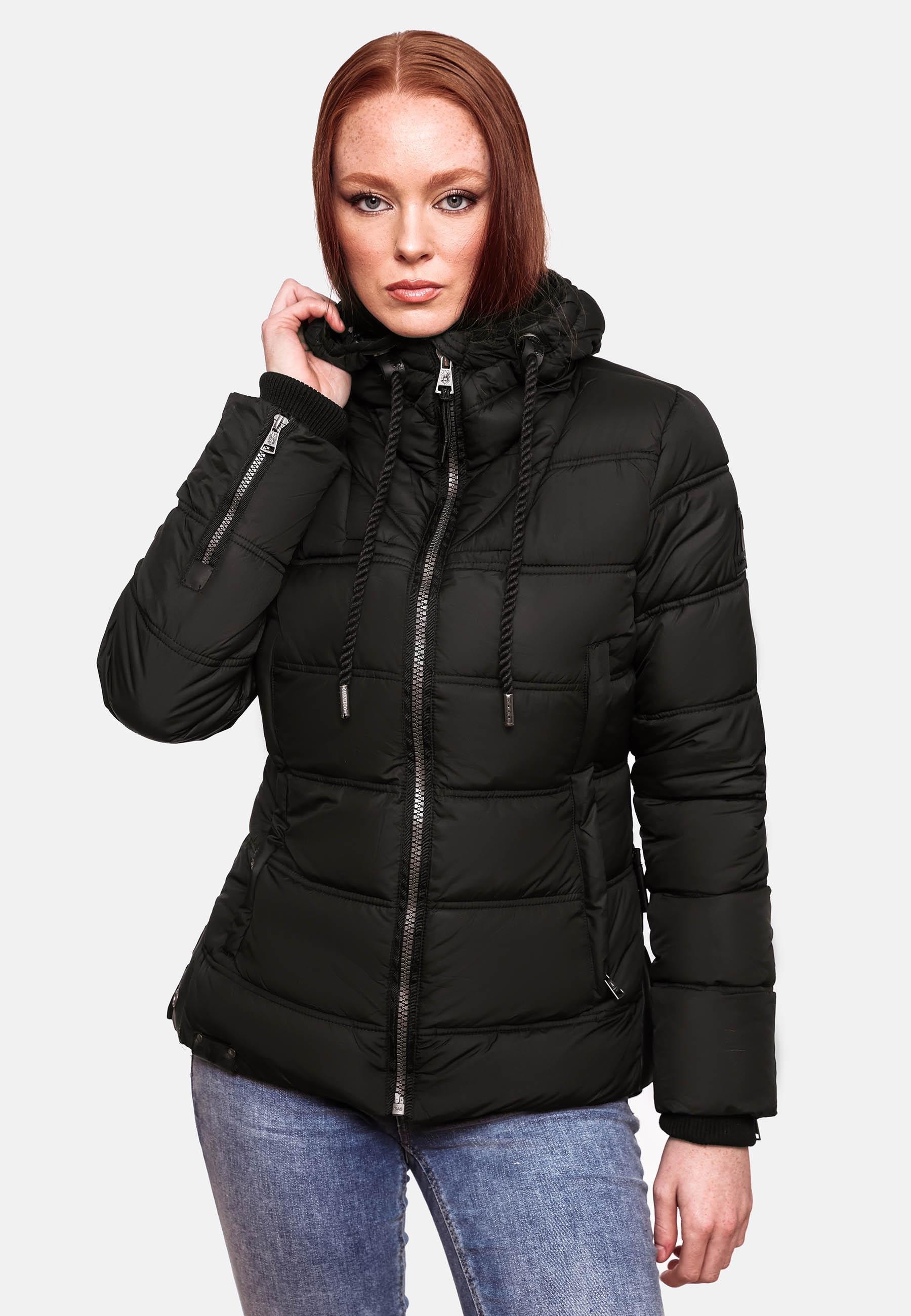 Navahoo Steppjacke »Renesmee«, mit Kapuze, warm gesteppte Winterjacke mit Kapuze