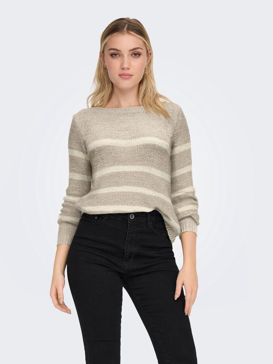 ONLY Strickpullover »ONLGEENA XO L/S PULLOVER KNT NOOS«