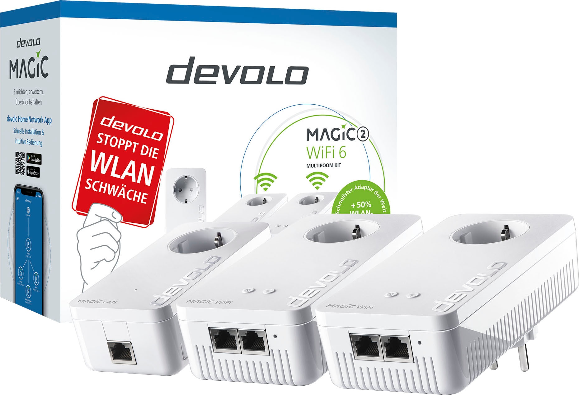 DEVOLO Adapter »Magic 2 6 Multiroom WiFi Kit« | BAUR