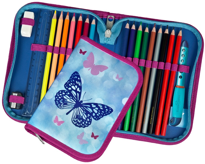 Scooli Schulranzen »EasyFit, Fly & Sparkle«, Reflektoren