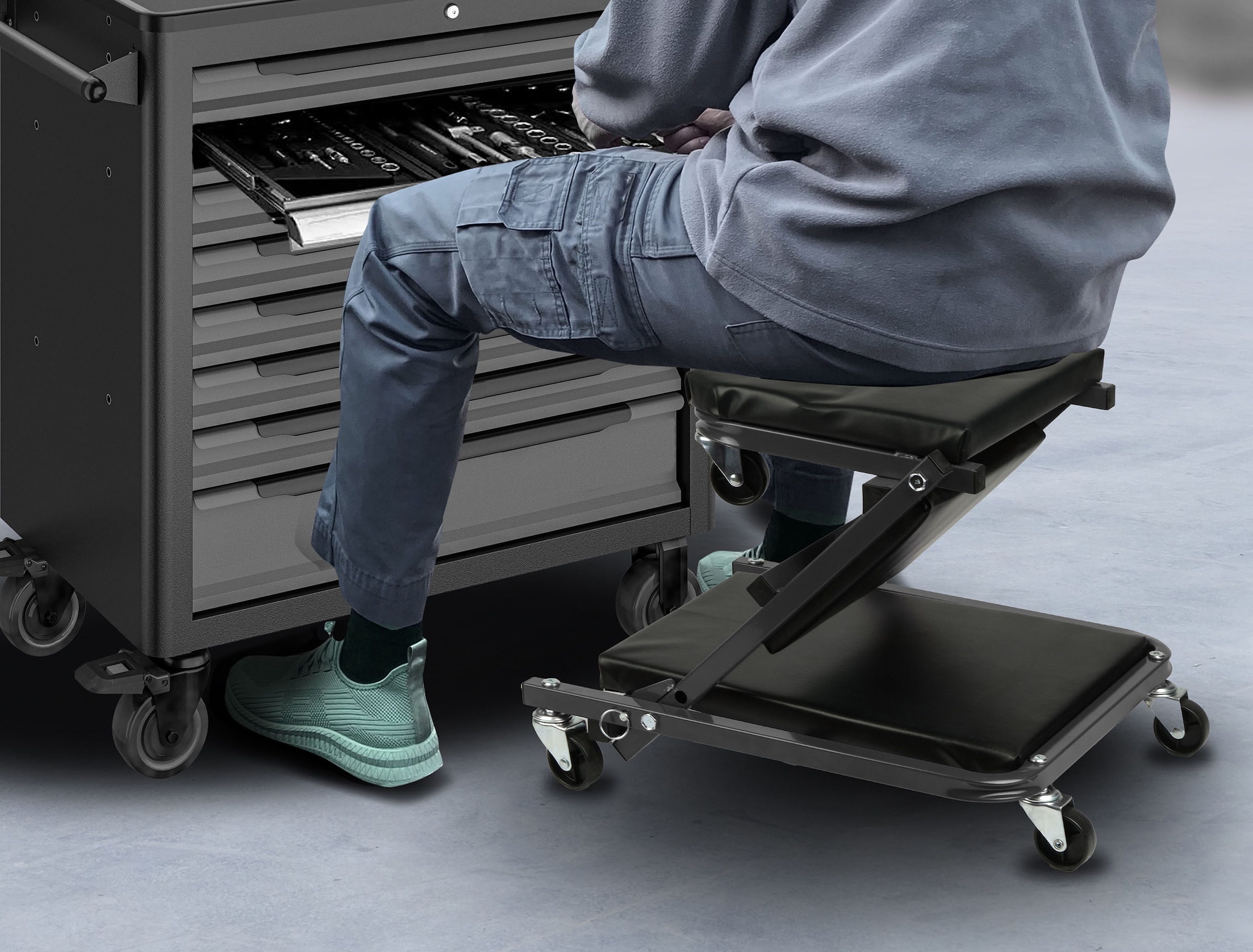 APA Rollbrett »Montage Rollbrett/Hocker«