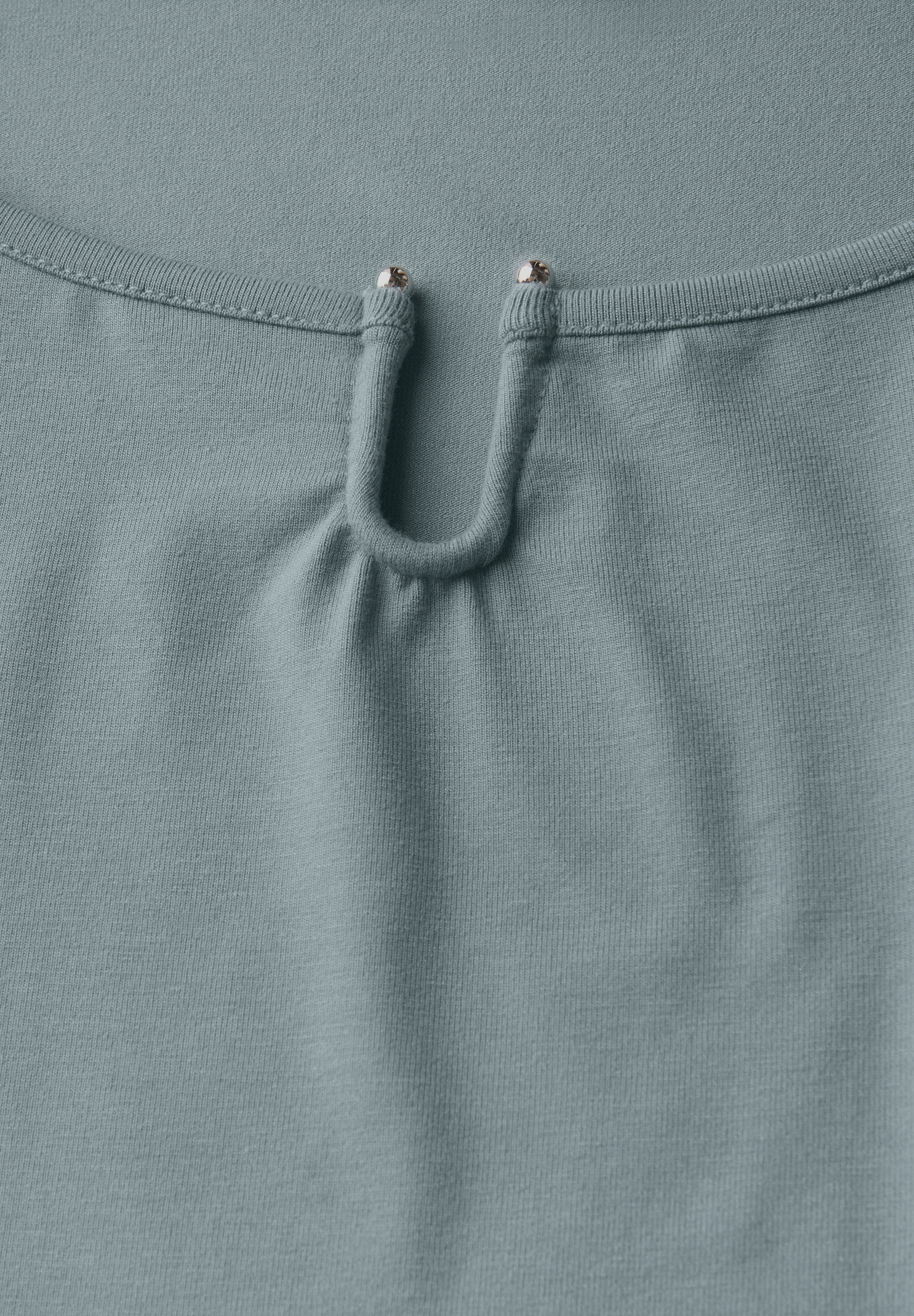 STREET ONE T-Shirt, aus elastischem Materialmix