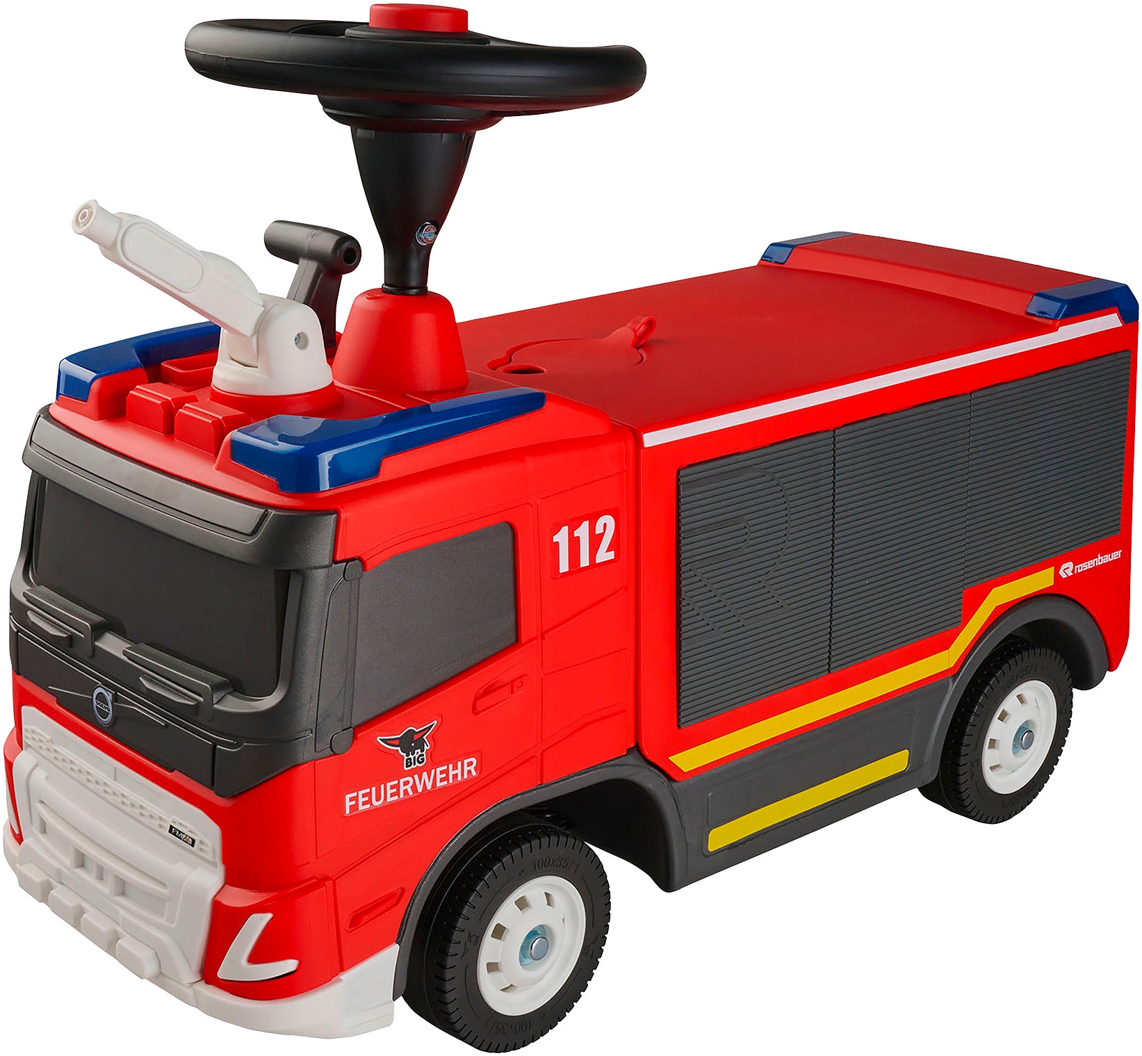 BIG Rutscherauto »Feuerwehr«, Made in Germany