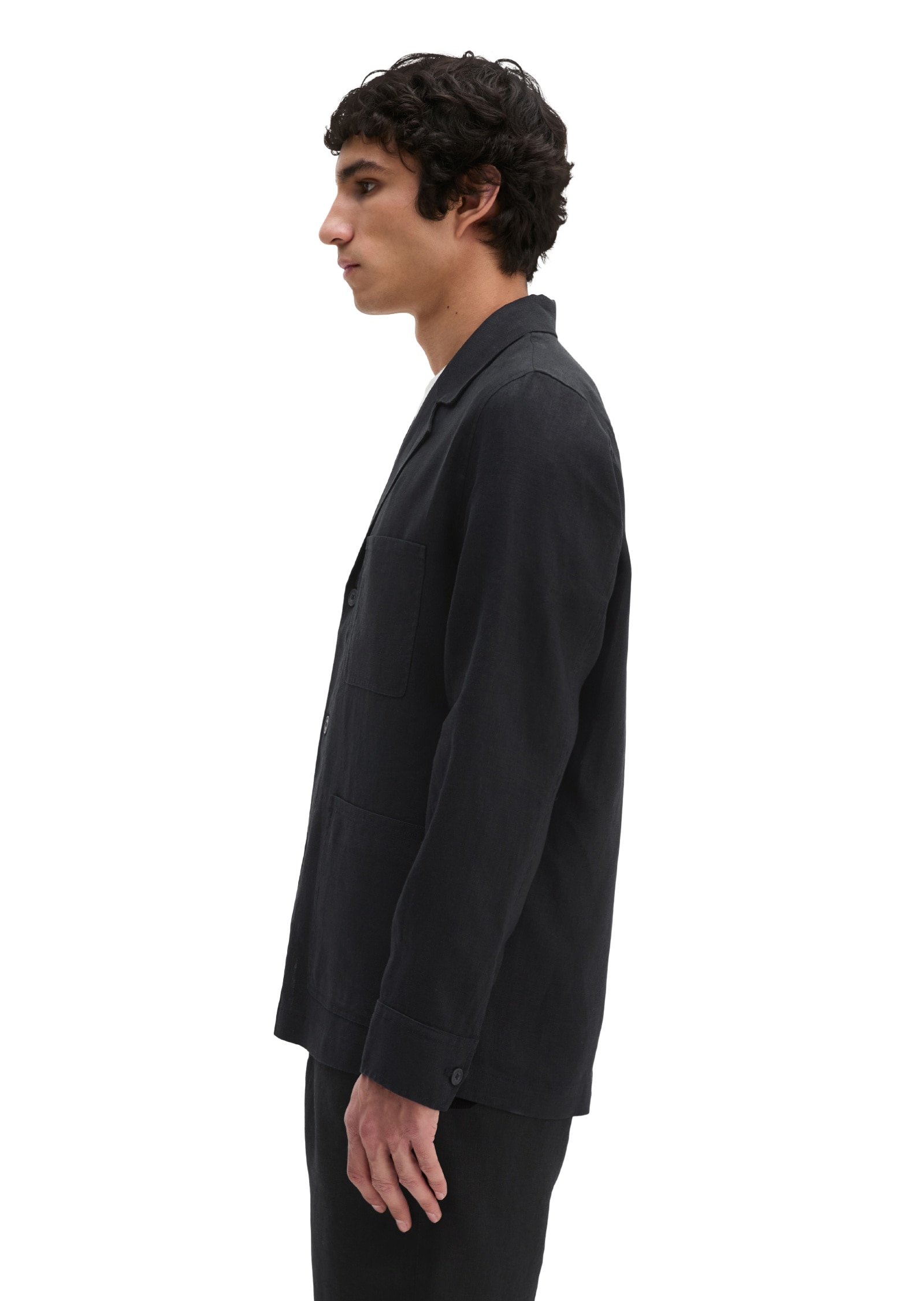 Marc O'Polo Kurzjacke »aus reinem Leinen« ohne Kapuze