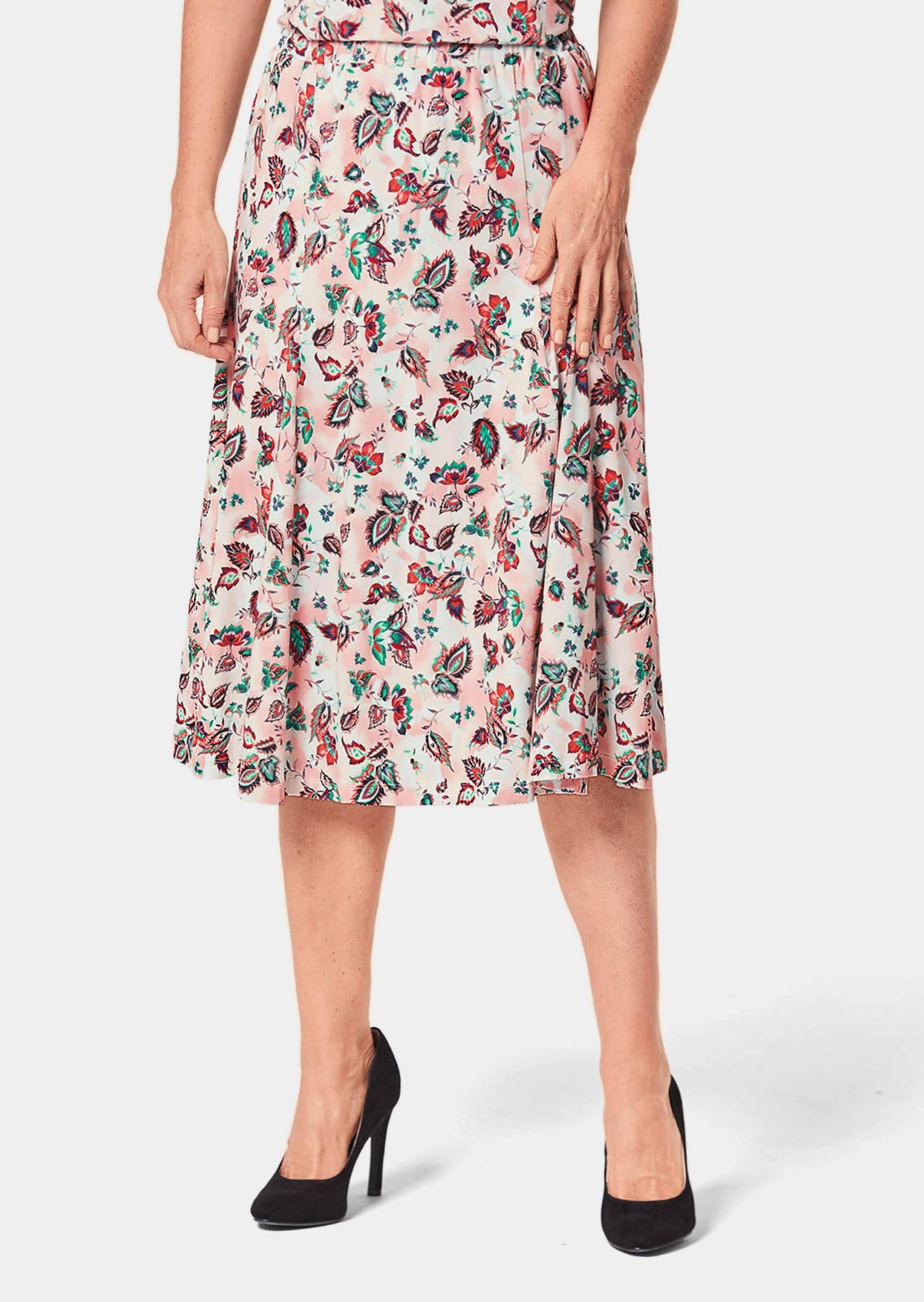 Thumbnail - GOLDNER Schlupfrock "Bequemer Druckrock mit Rundumschlupfbund" Gefüttert