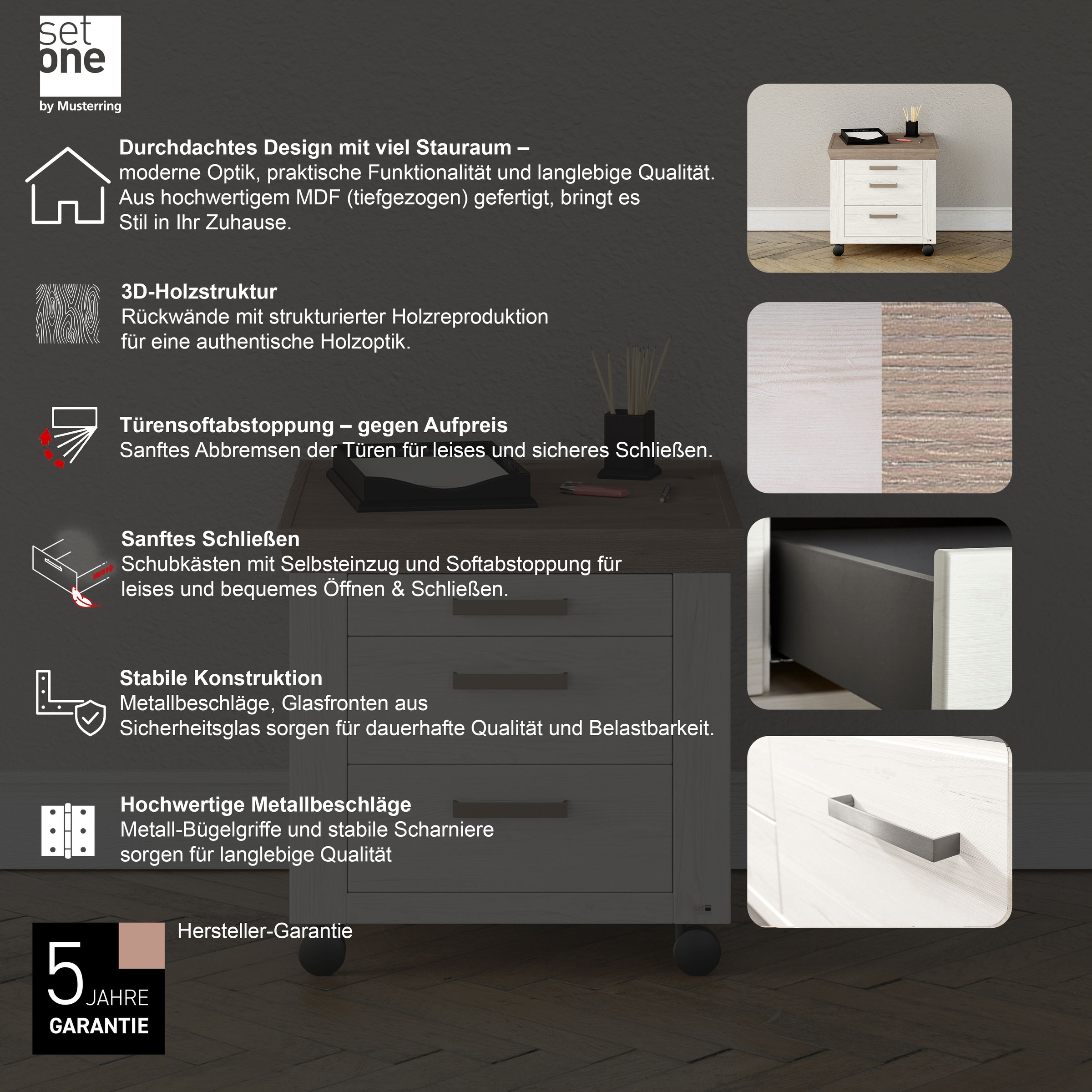 Thumbnail - set one by Musterring Rollcontainer