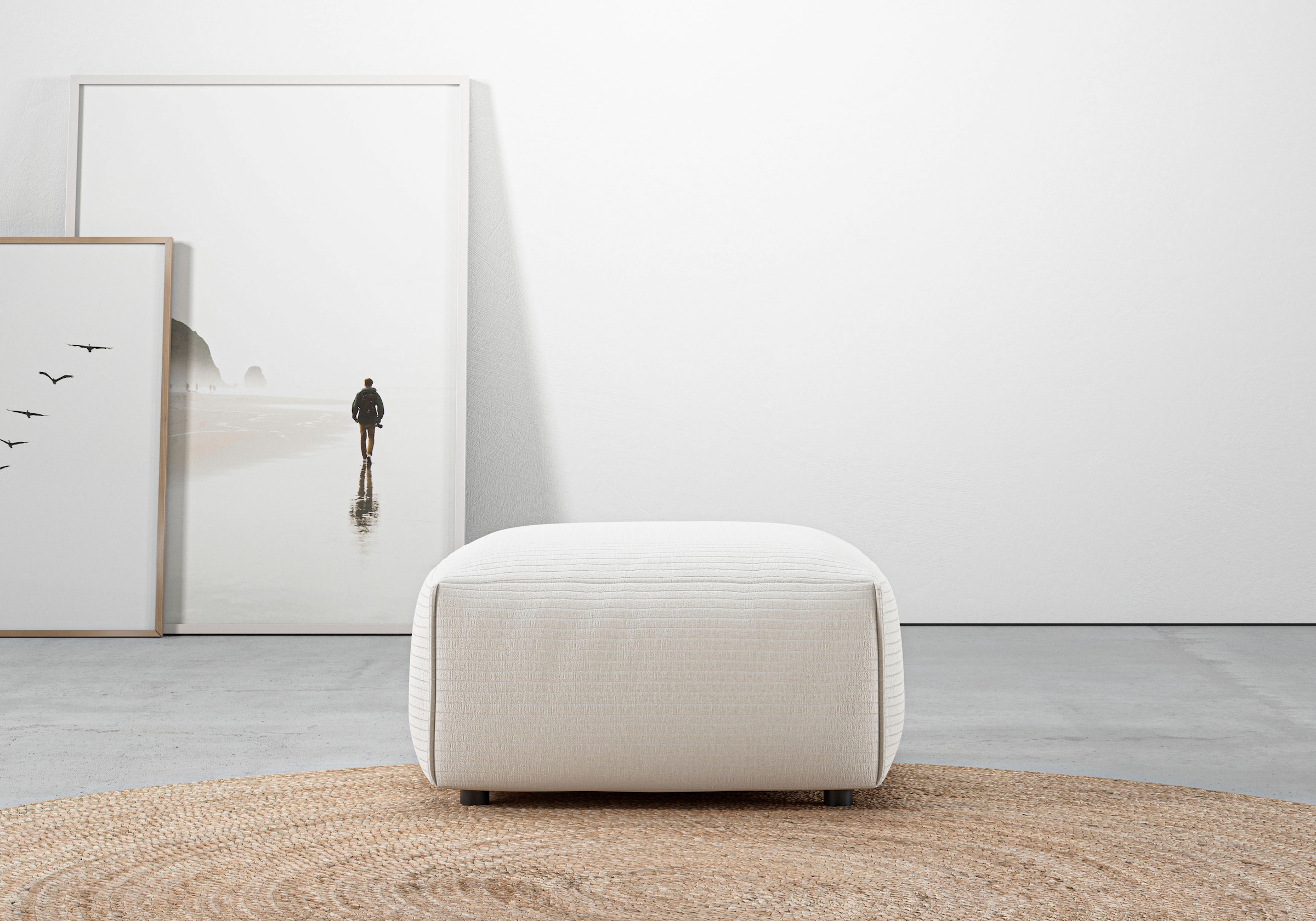 andas Hocker "Glimminge auch in Breitcord, Feincord und Easy care-Bezug", p günstig online kaufen
