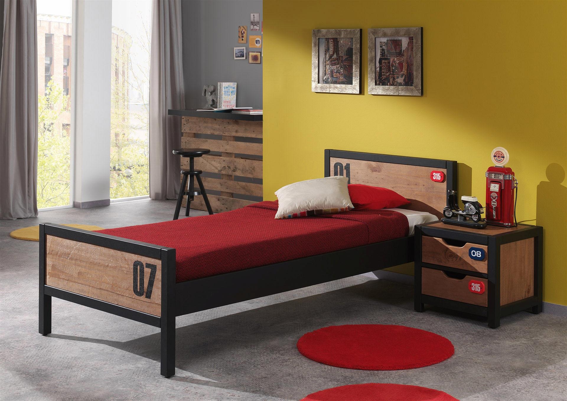 Vipack Kinderbett »Alex«, (Made in Europe), aus teilmassiver Kiefer und MDF