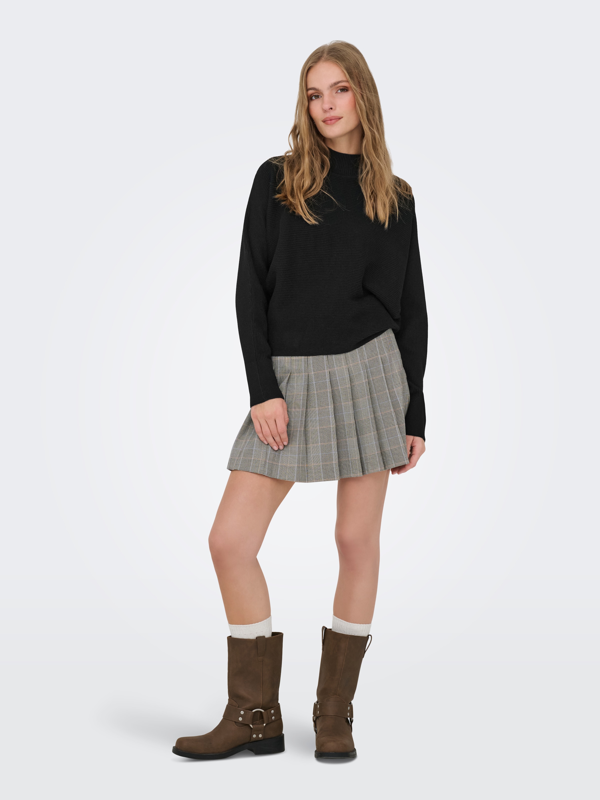 JDY Strickpullover »JDYPRIME LIFE L/S HN BAT. PULL. KNT NOOS«