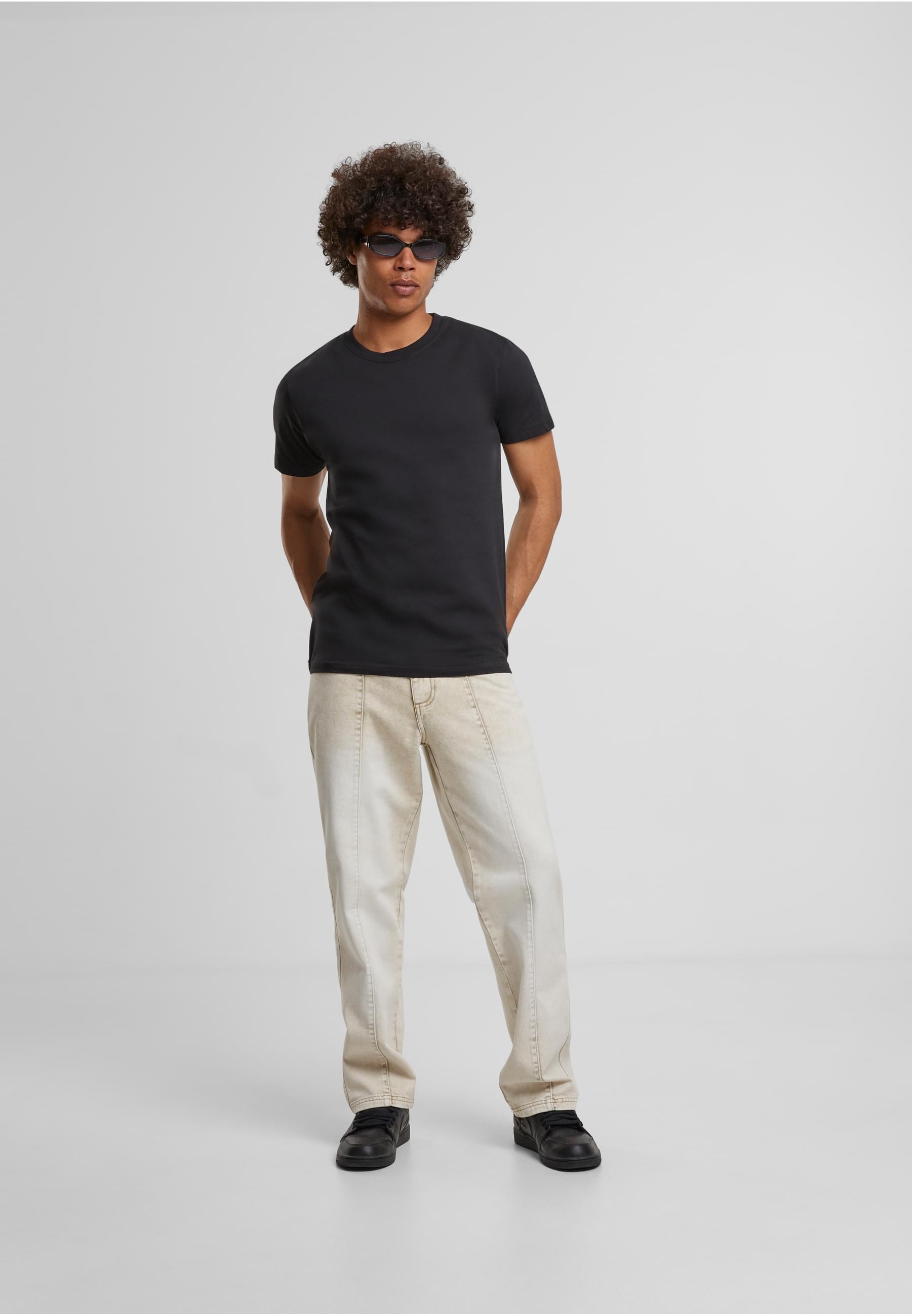 URBAN CLASSICS Bequeme Jeans »Urban Classics Wide Leg Denim With Dividing Seams«