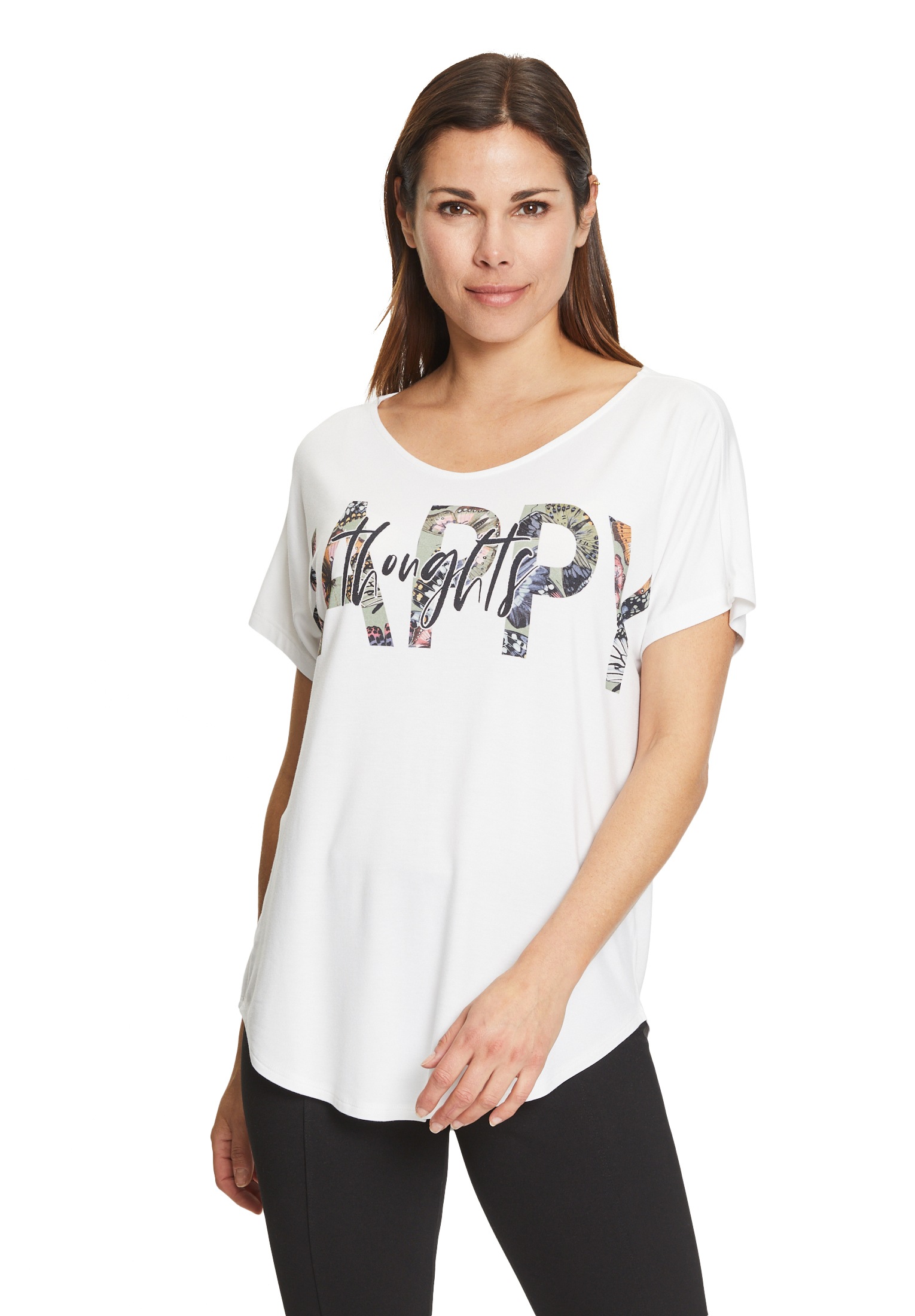 Betty Barclay Kurzarmshirt » Oversize-Shirt su V-Aus...