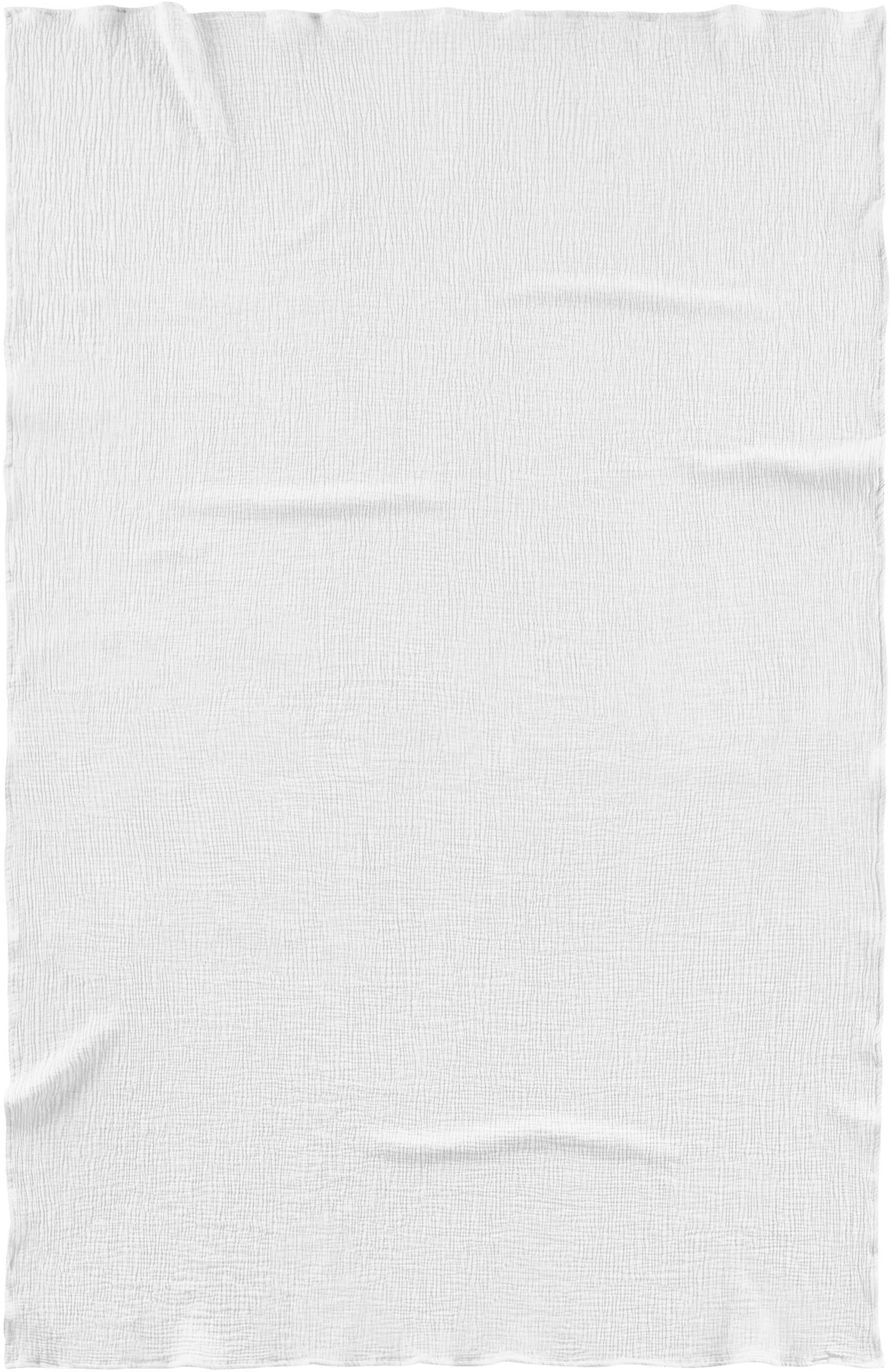 Biberna Wohndecke »0480100 Musselin«, gekreppte Optik+Struktur, leichte Sommer Decke, Tagesdecke, angenehm