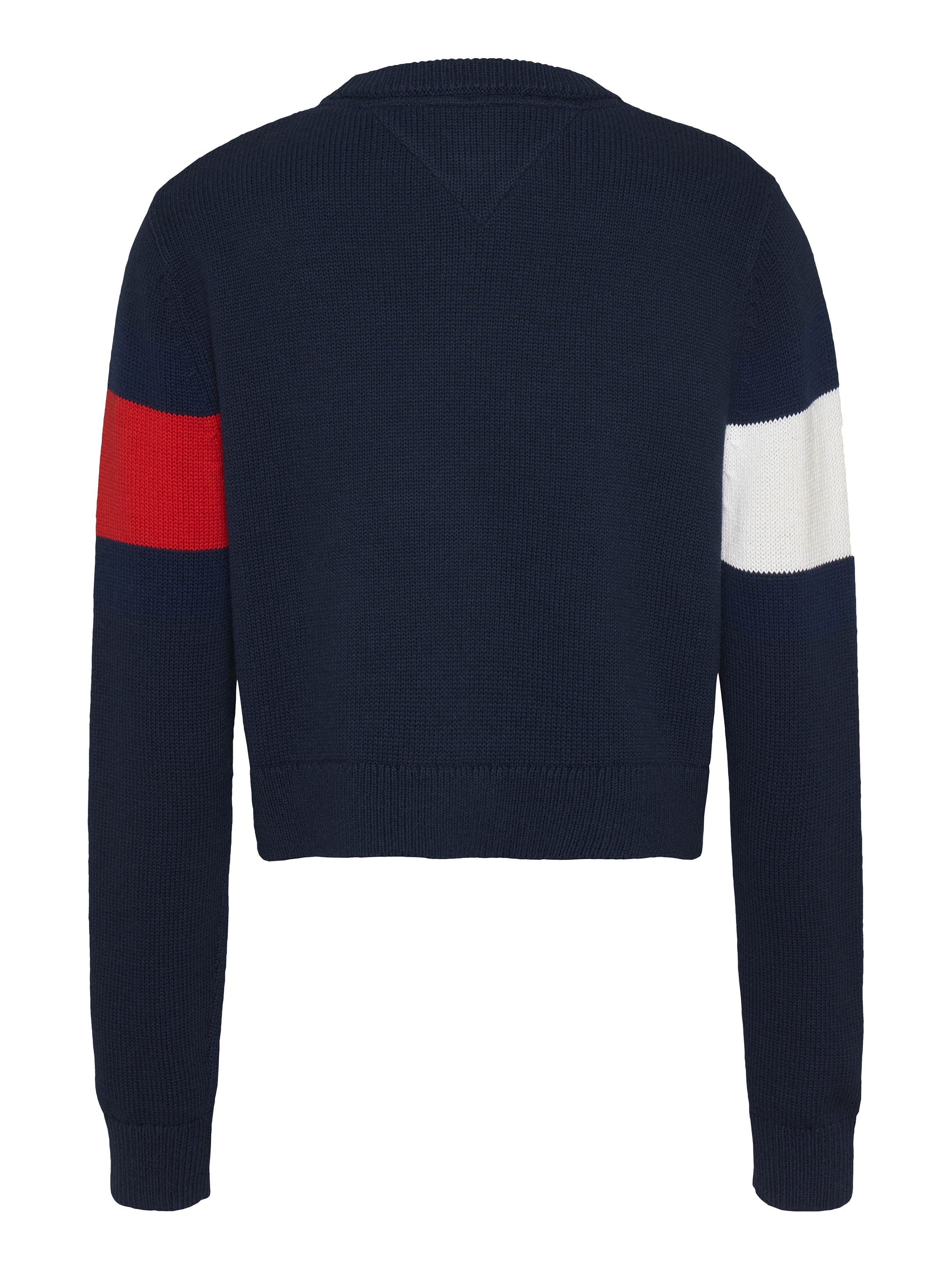 Tommy Jeans Curve Strickpullover »TJW CENTER FLAG SWEATER EXT«, in Großen Größen, Logo-Flag