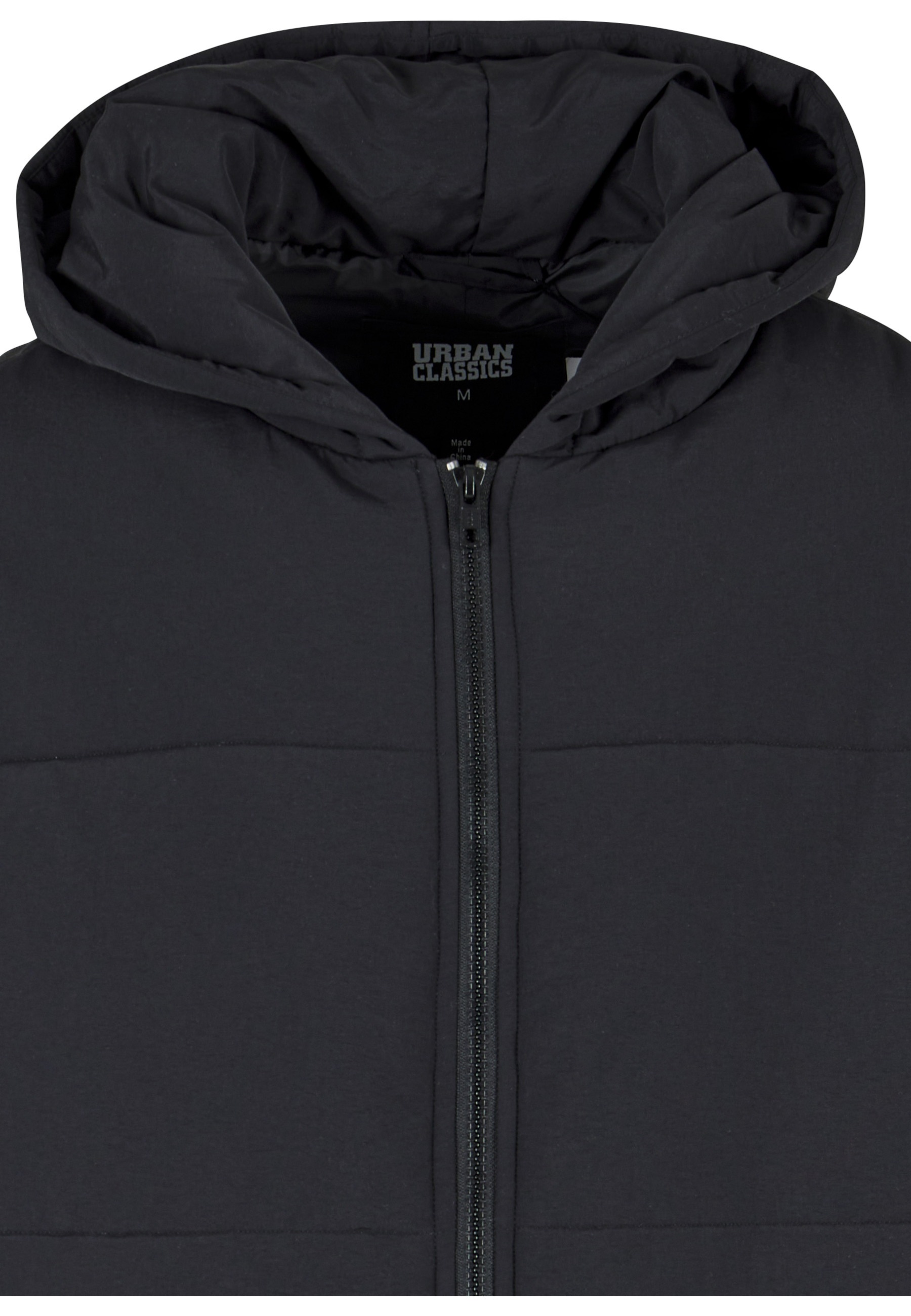 URBAN CLASSICS Allwetterjacke »Urban Classics Herren Hooded Block Puffer Jacket« 1 Stk. tlg. mit Kapuze