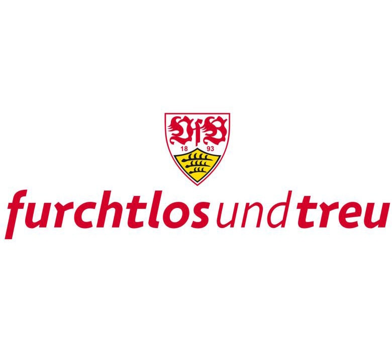 Wandtattoo »Fußball VfB Stuttgart Logo«, selbstklebend, entfernbar