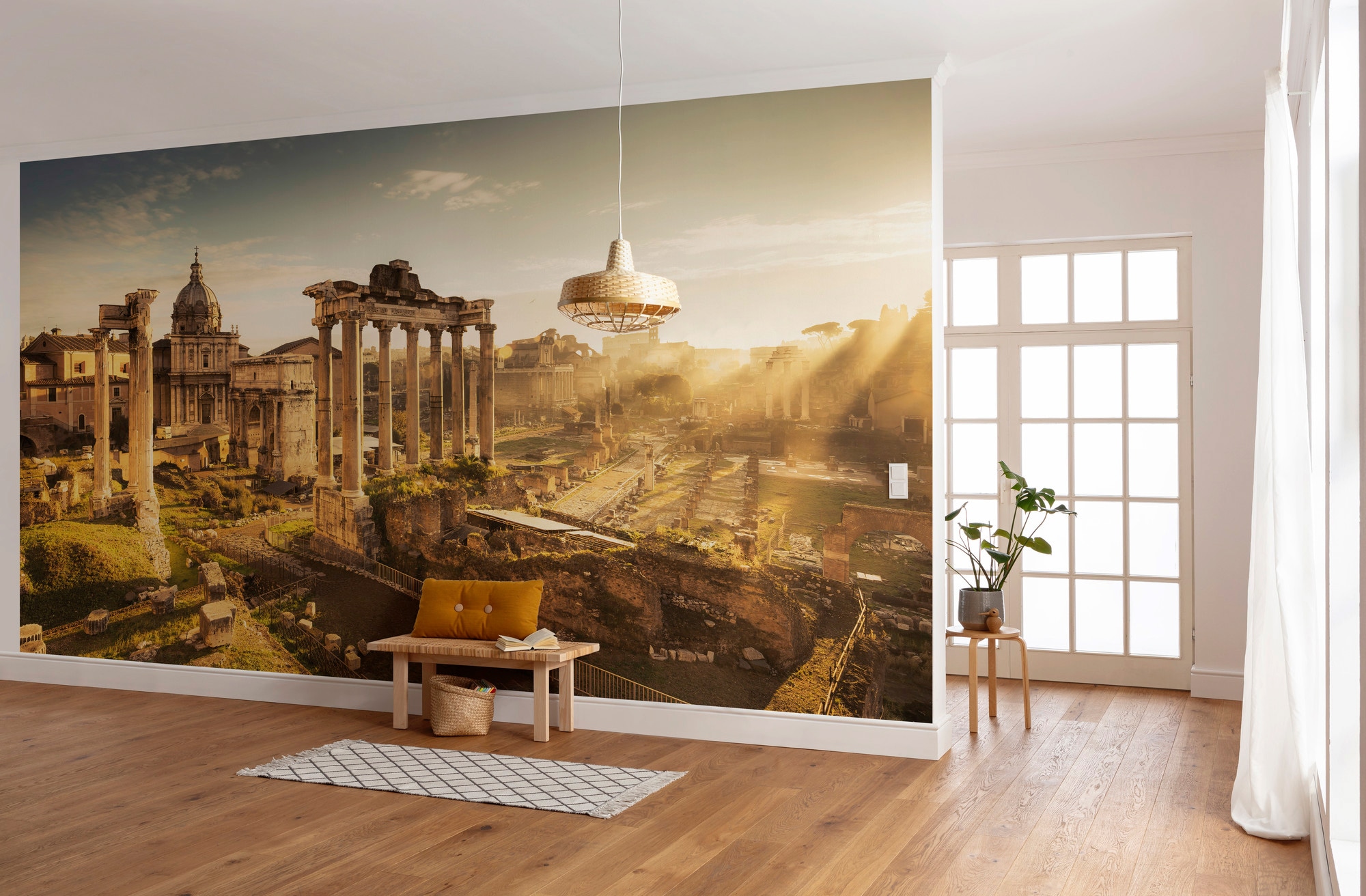 Komar Fototapete »Forum Romanum«, mehrfarbig-natürlich-bedruckt, 500x280 cm  (Breite x Höhe), Wohnzimmer, Schlafzimmer günstig | BAUR