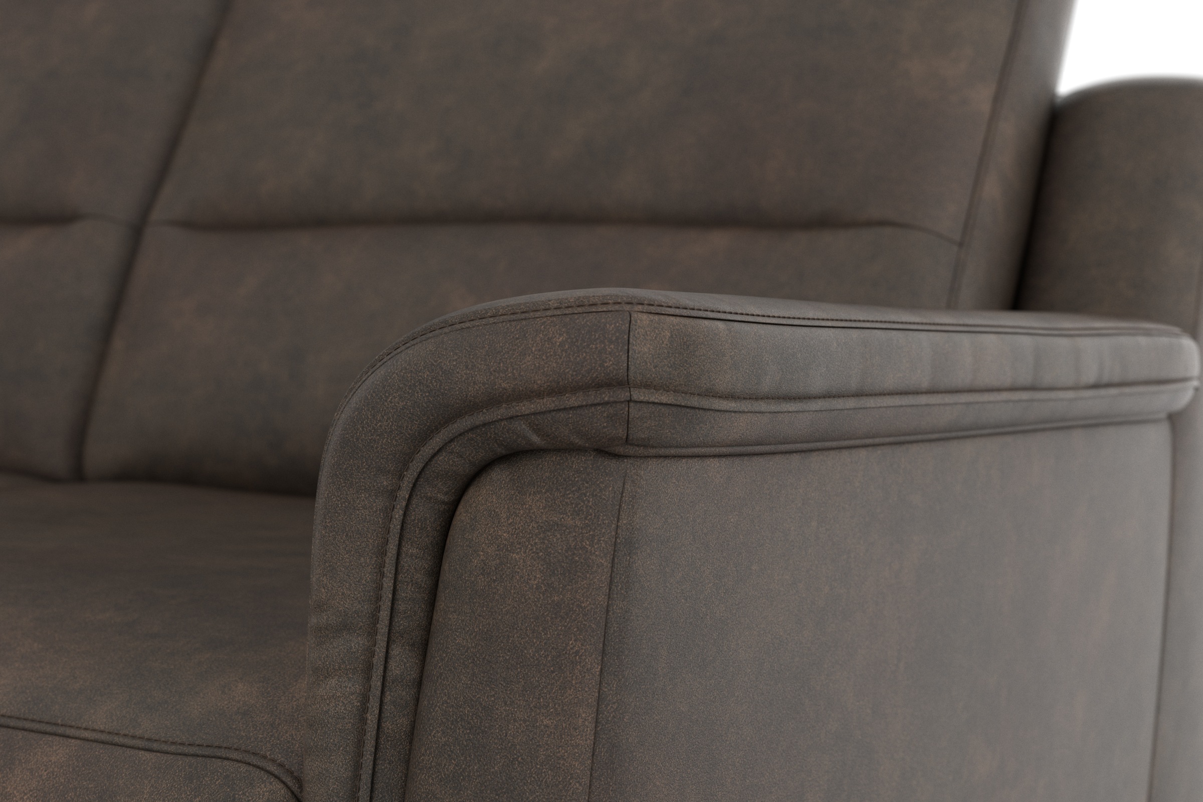 sit&more Ecksofa »Farö L-Form«, inklusive Federkern, wahlweise mit Bettfunktion und Bettkasten