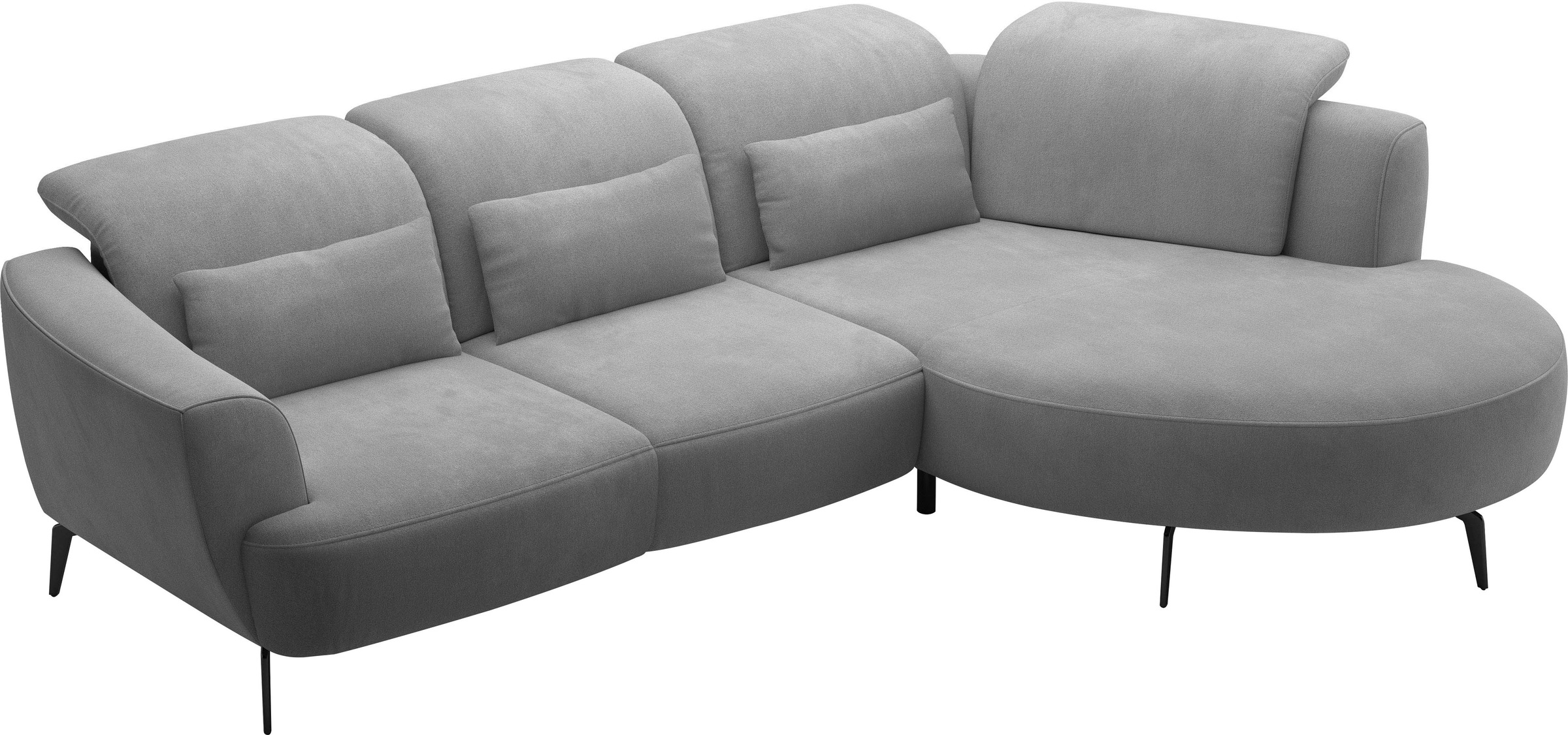 Thumbnail - sit&more Ecksofa "Zoe" ink.Sitztiefenverstellung, wahlweise mit Kopfteilverstellung