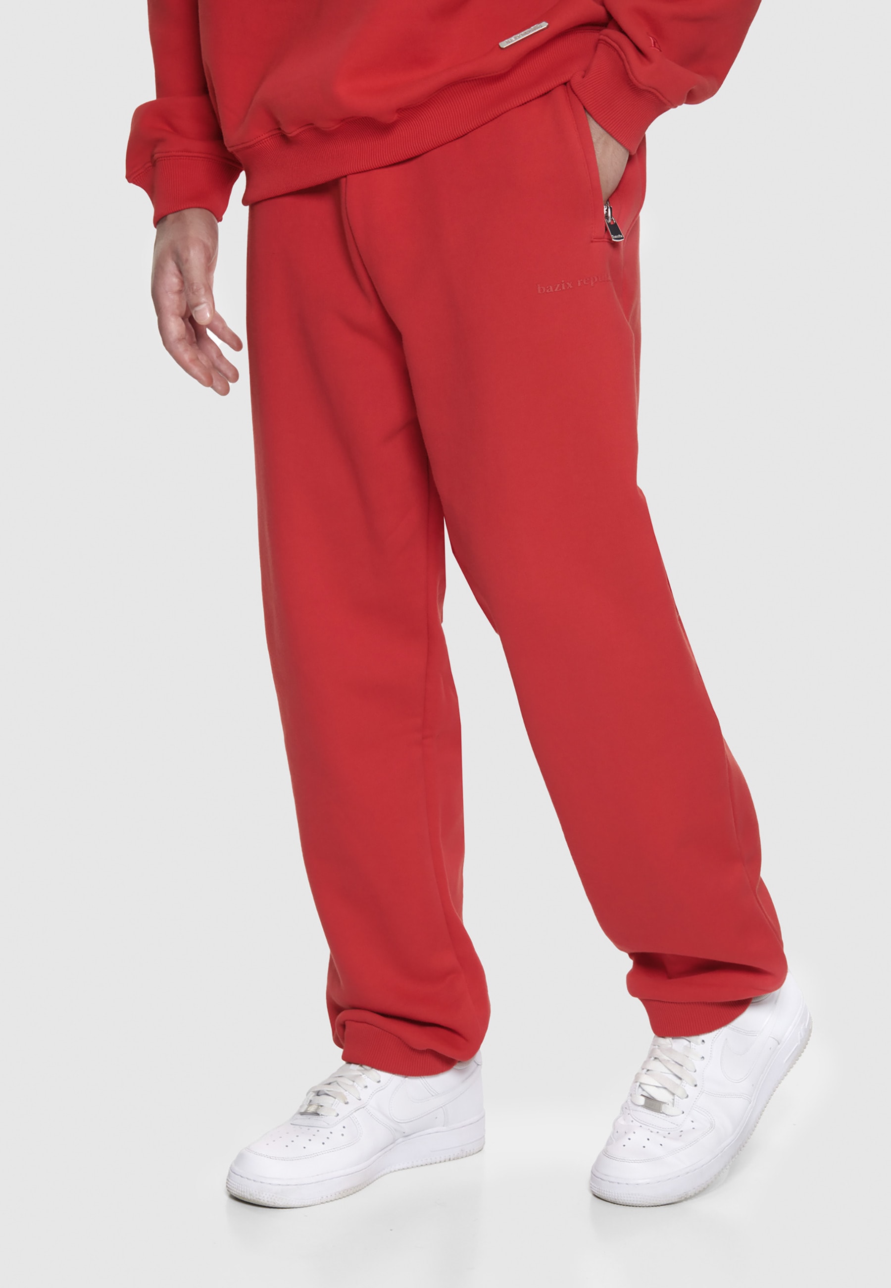 Dropsize Jogginghose »Dropsize Herren Bazix Republiq Super Heavy Blank Jogger«