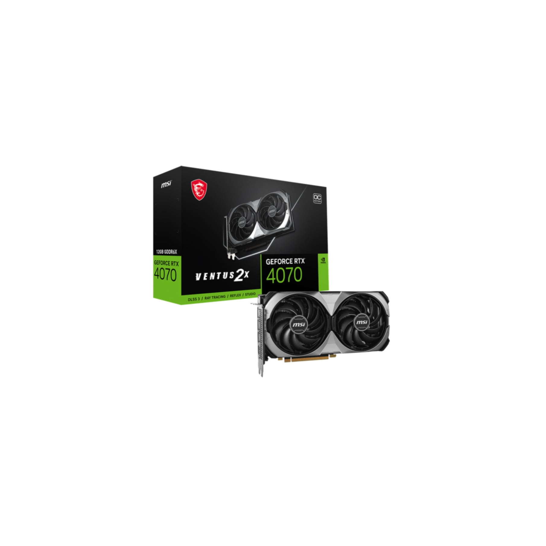 MSI Grafikkarte »GeForce RTX 4070 VENTUS 2X E 12G OC«