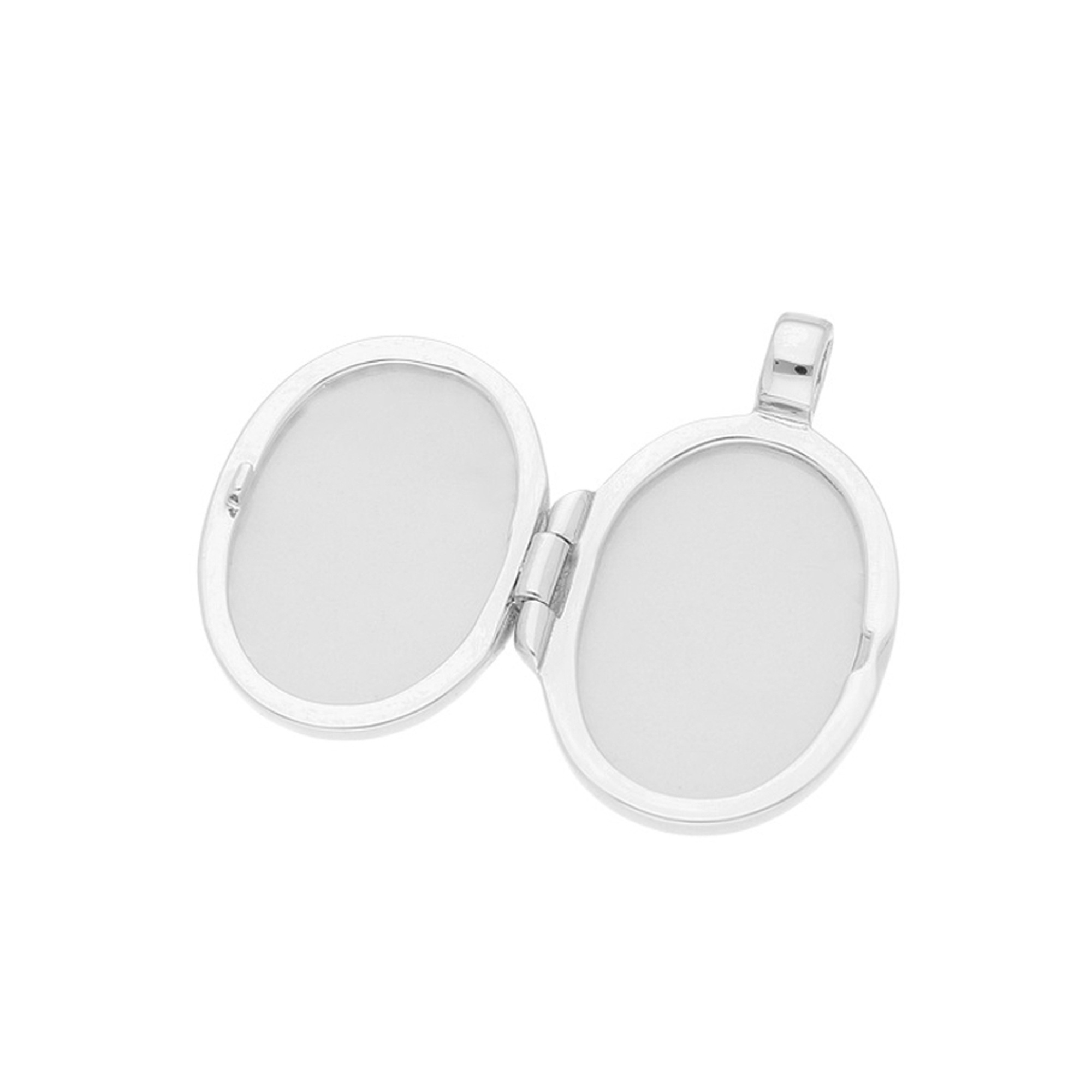 GIORGIO MARTELLO MILANO Medallionanhänger »Medaillon oval mit Zirkonia, Silber 925«