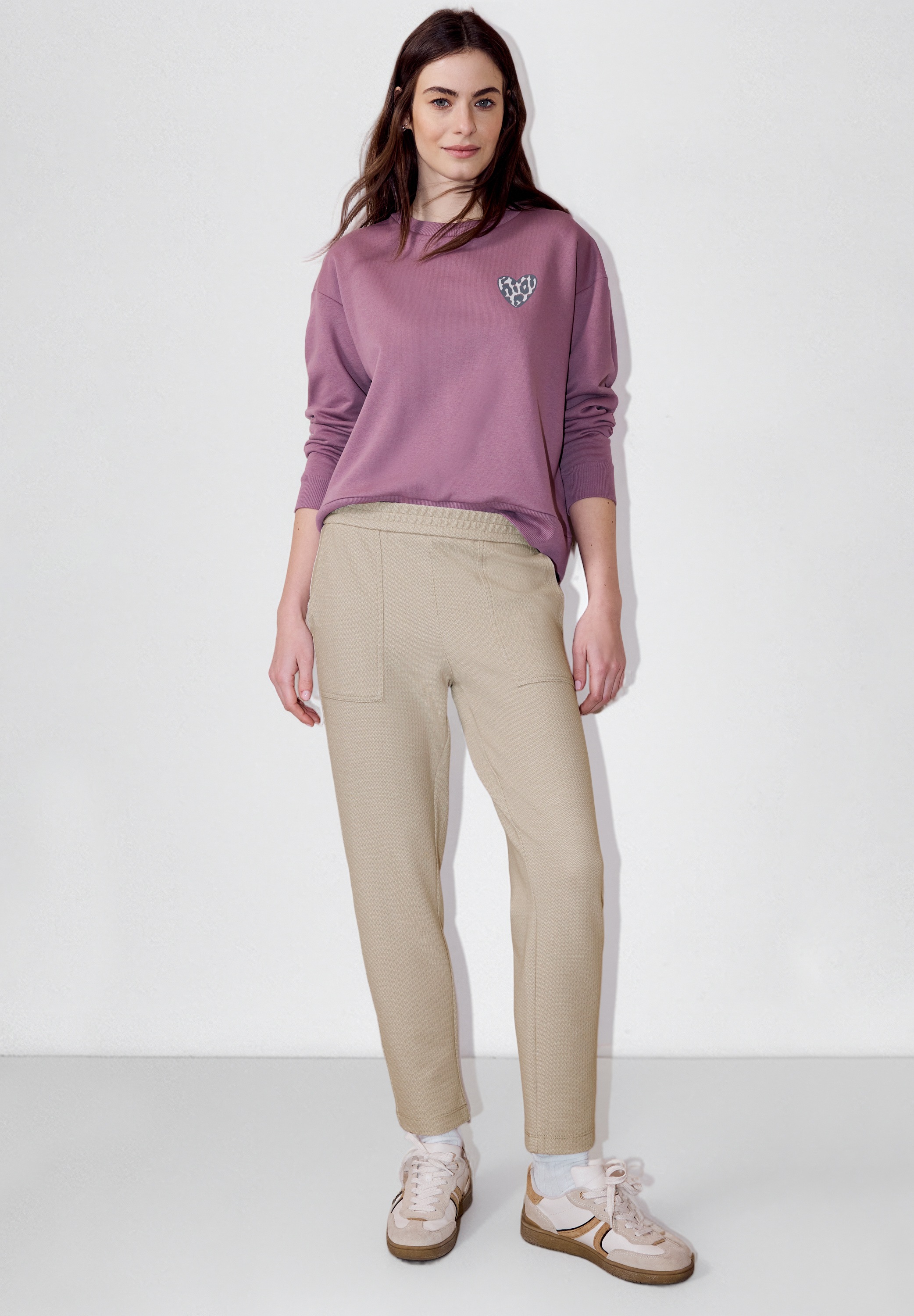 Street One Studio Damen Stoffhose Soft Beige 42 2