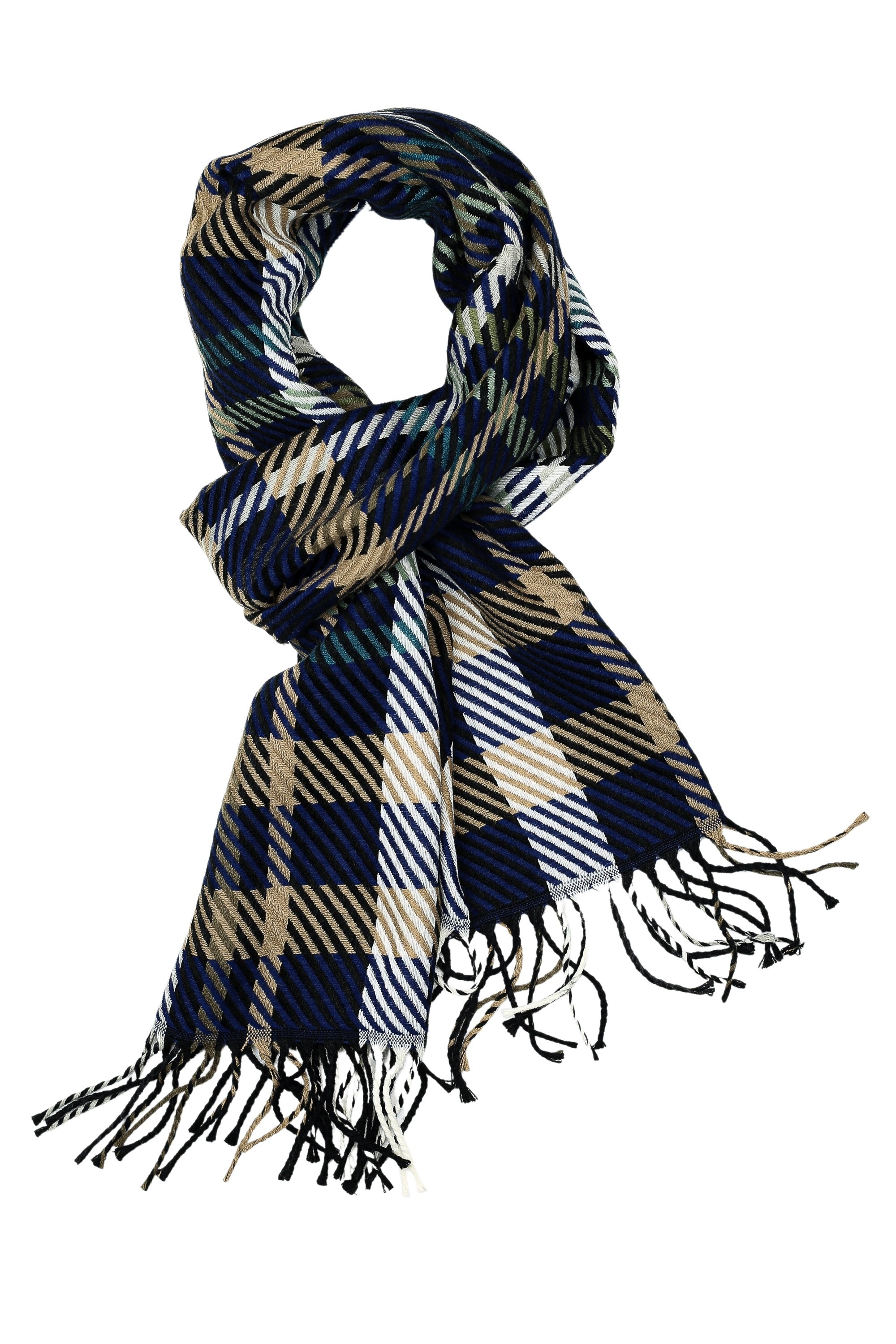 COLLEZIONE ALESSANDRO Wollschal »Strisce«, luxuriöse Wärme, Made in Italy