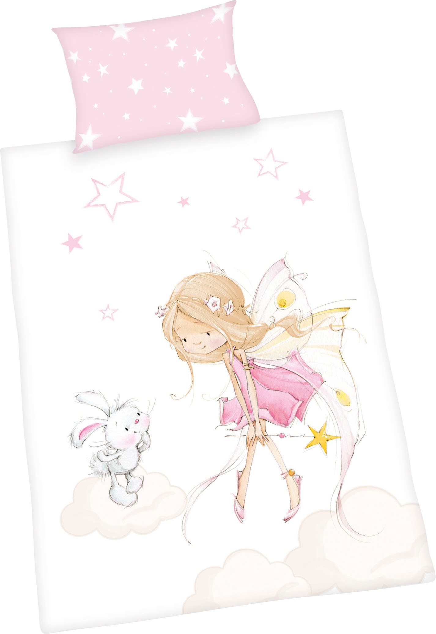 Baby Best Babybettwäsche "Little Fairy" mit niedlichem Feen-Motiv günstig online kaufen