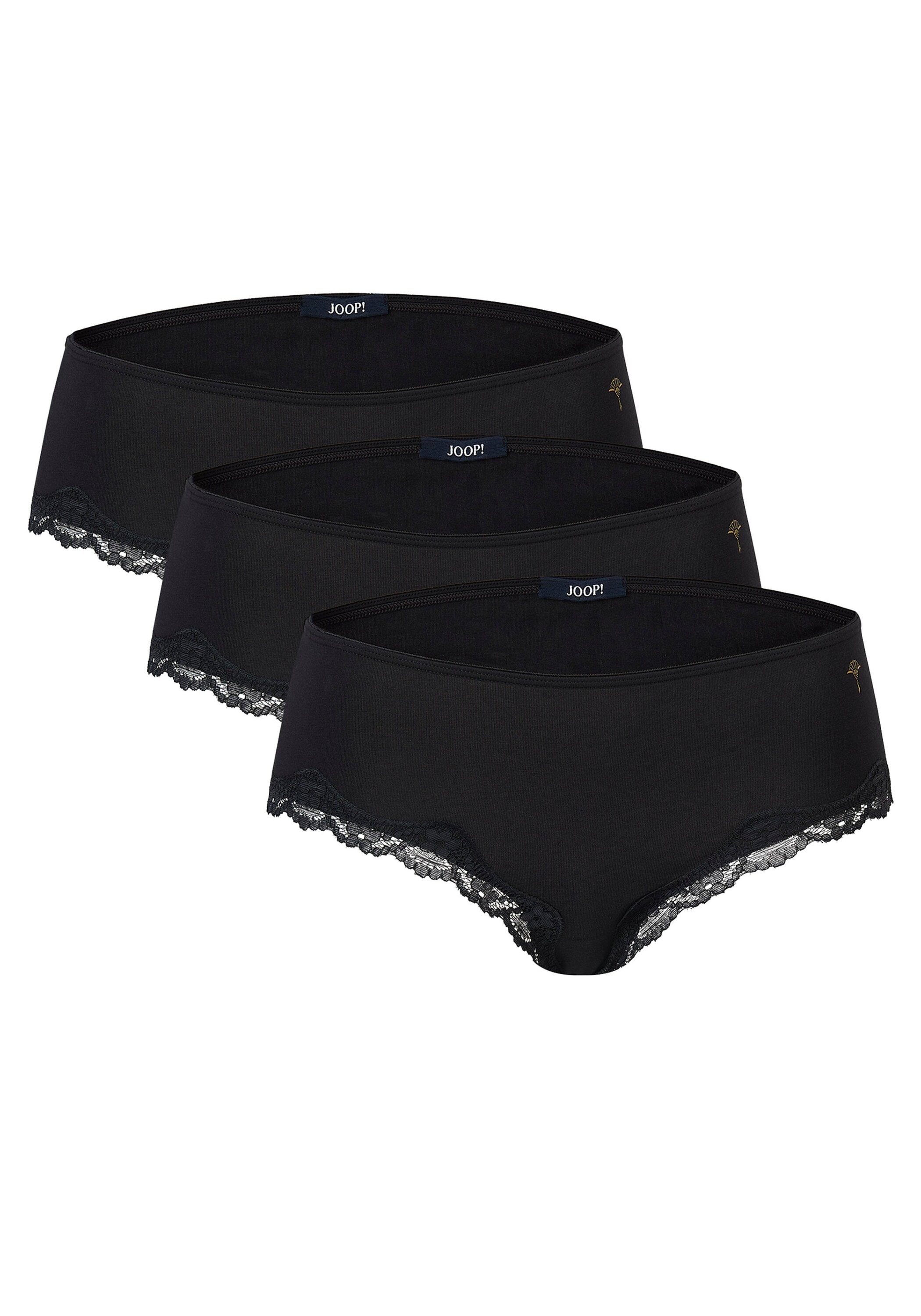 JOOP Damen Panty "Panty Multipack 3er Pack", Gr. XXL, schwarz, Obermaterial: 95% Baumwolle CO. 5% Elasthan EL., Unterhosen