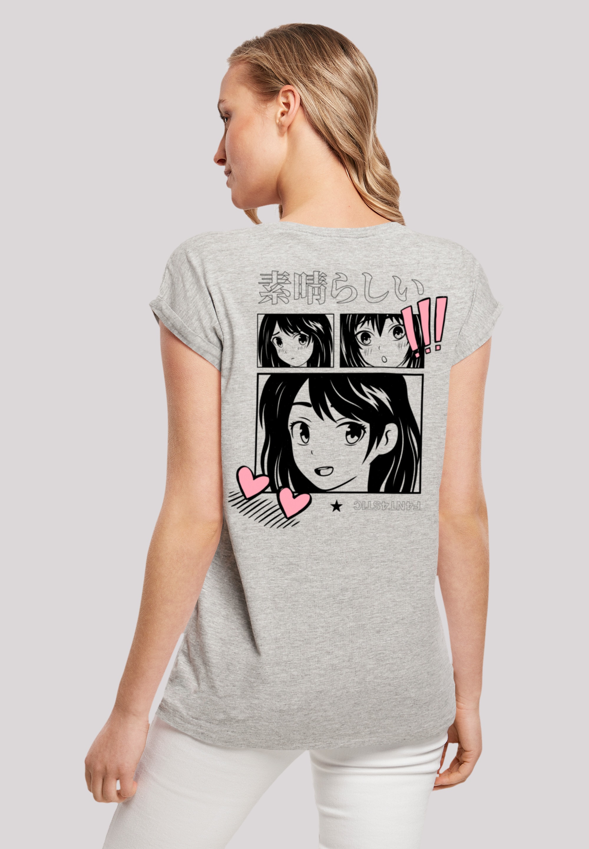 F4NT4STIC T-Shirt "Manga Anime Japan Grafik", Print