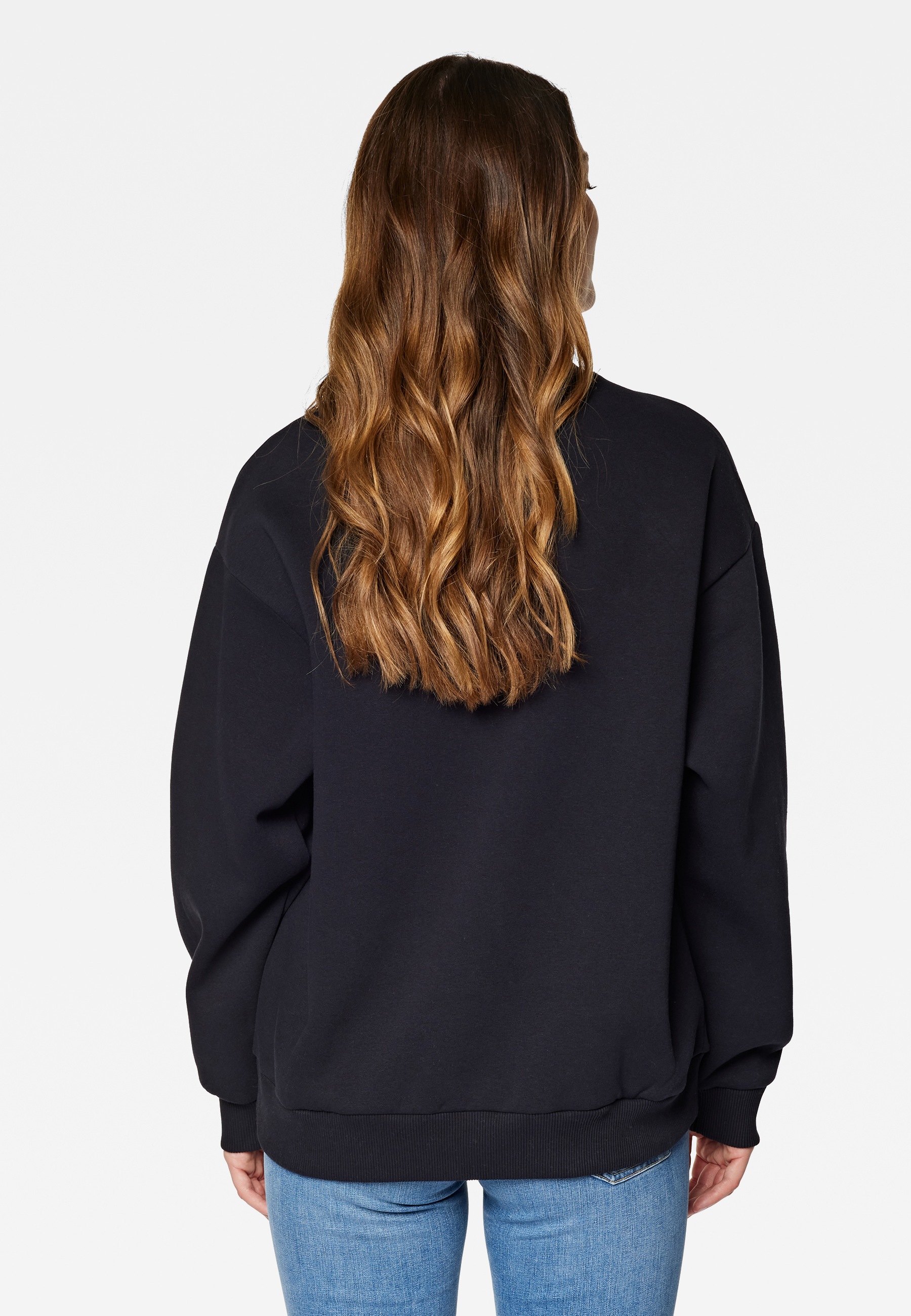 Mavi Rundhalspullover »MEOW HOLIDAYS SWEATER«, Sweatshirt mit Katzenmotiv