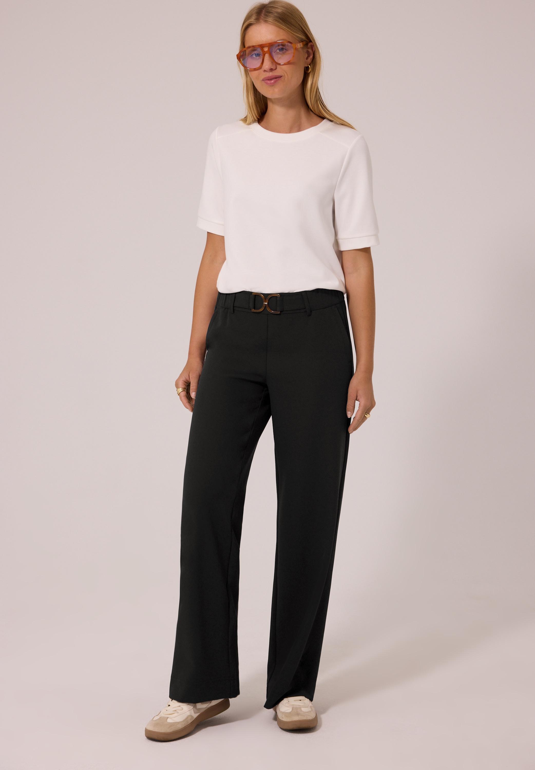 STREET ONE STUDIO Stoffhose  mit Wide Legs
