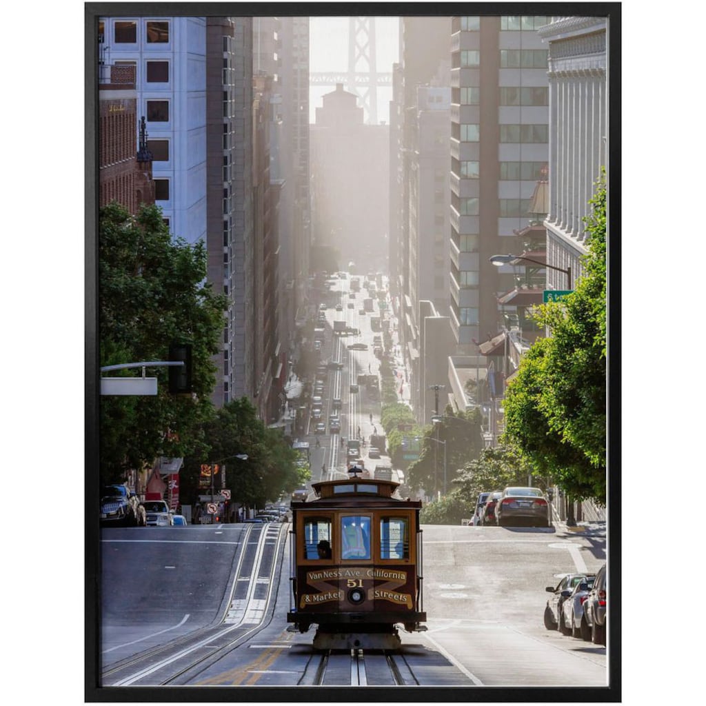 Wall-Art Poster »Cable Car San Francisco«, Städte, (1 St.)