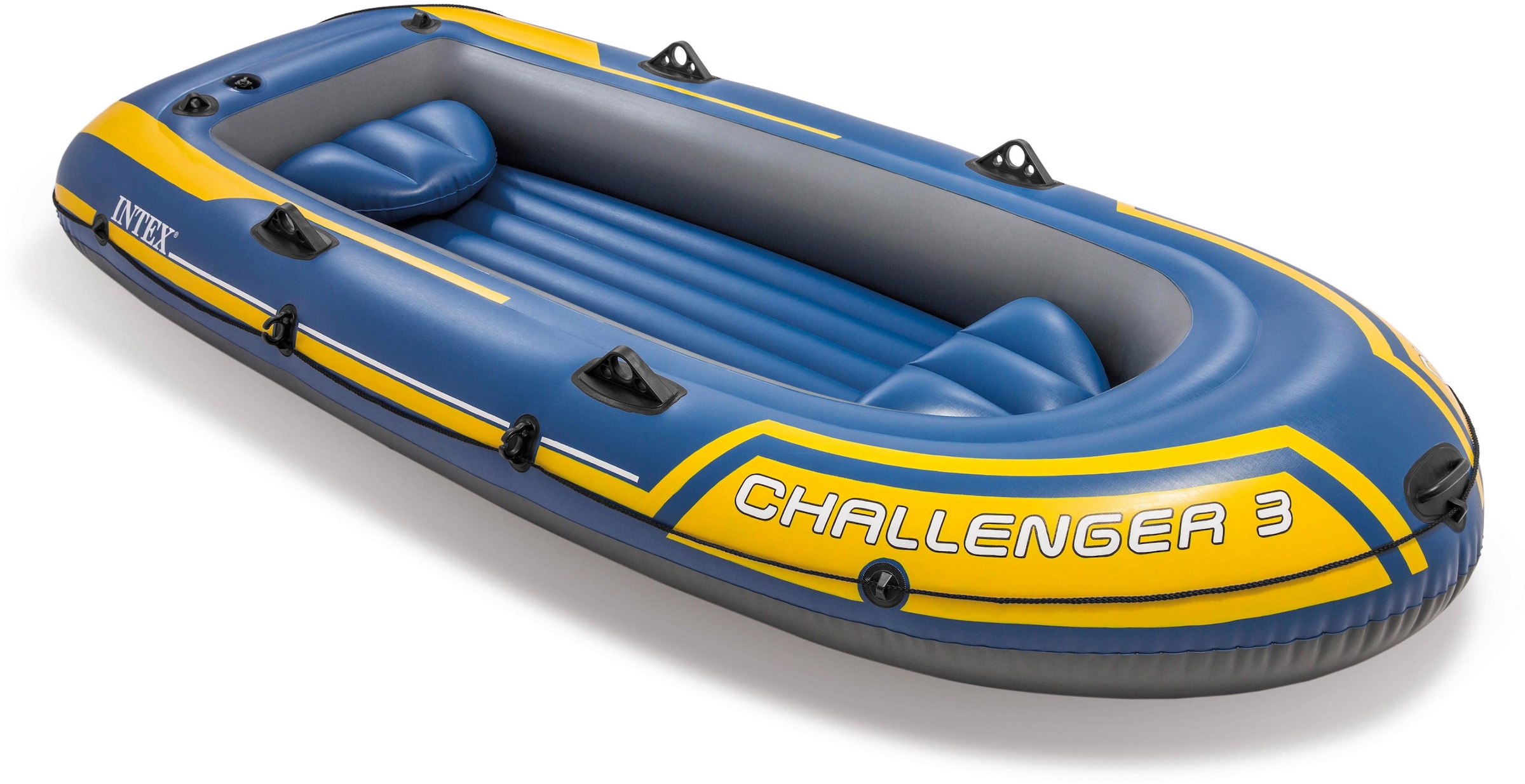 Intex Schlauchboot »Challenger 3«, (Set, mit 2 Paddeln und Luftpumpe)