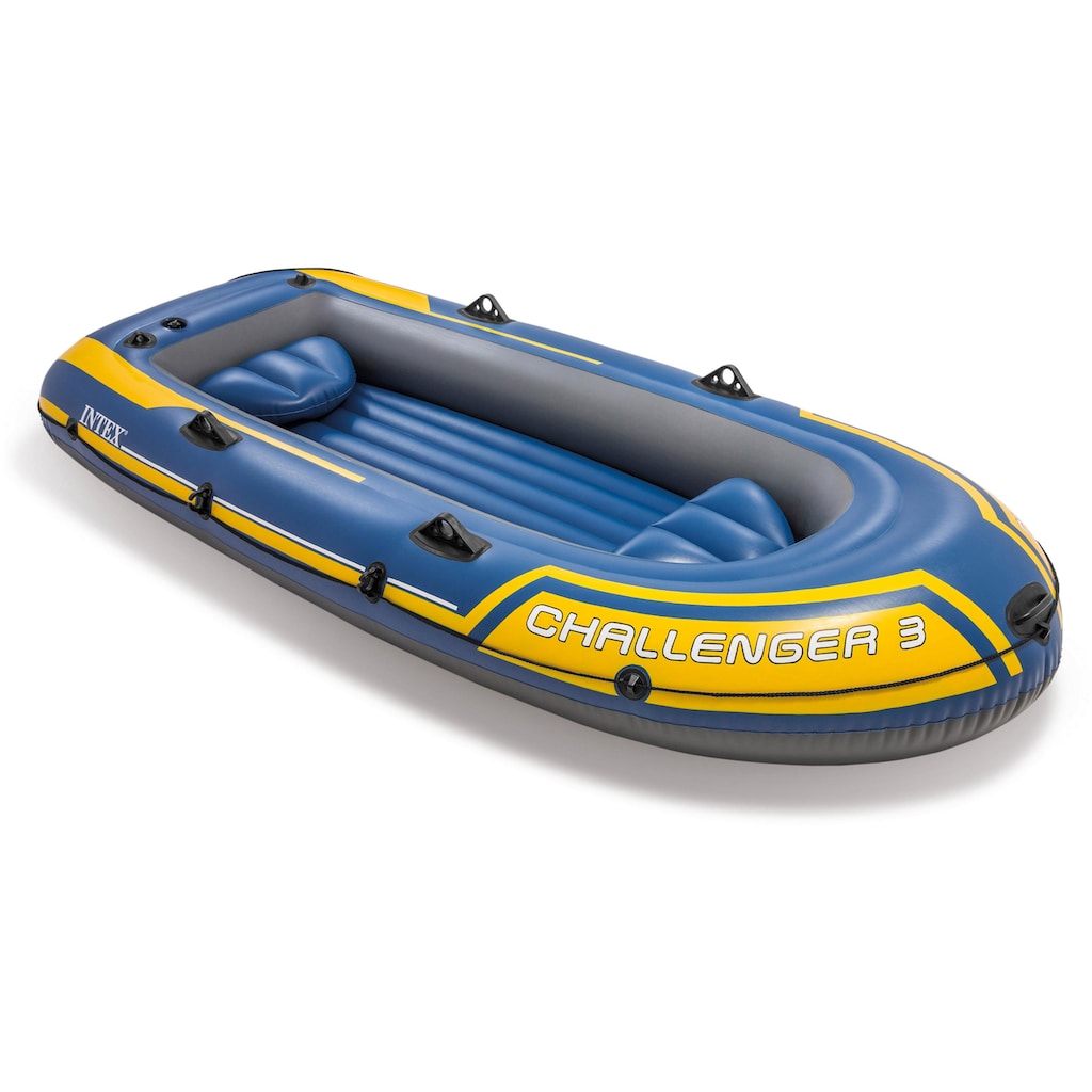 Intex Schlauchboot »Challenger 3«, (Set, mit 2 Paddeln und Luftpumpe)