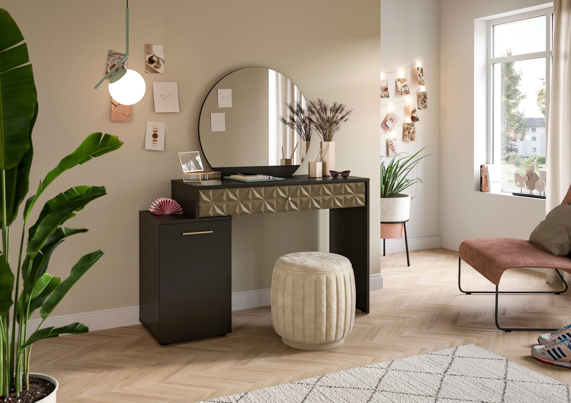 Home affaire Konsolentisch "Frisierkommode, Frisiertisch, Schminktisch, ink günstig online kaufen