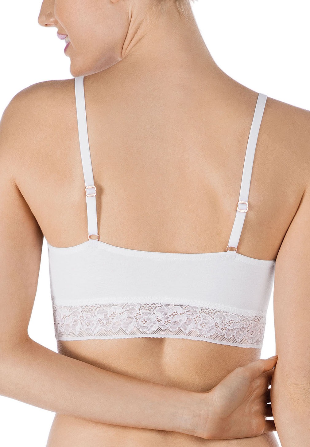 Skiny Bustier Mit Breitem Unterbrustband Smart Cotton Baur