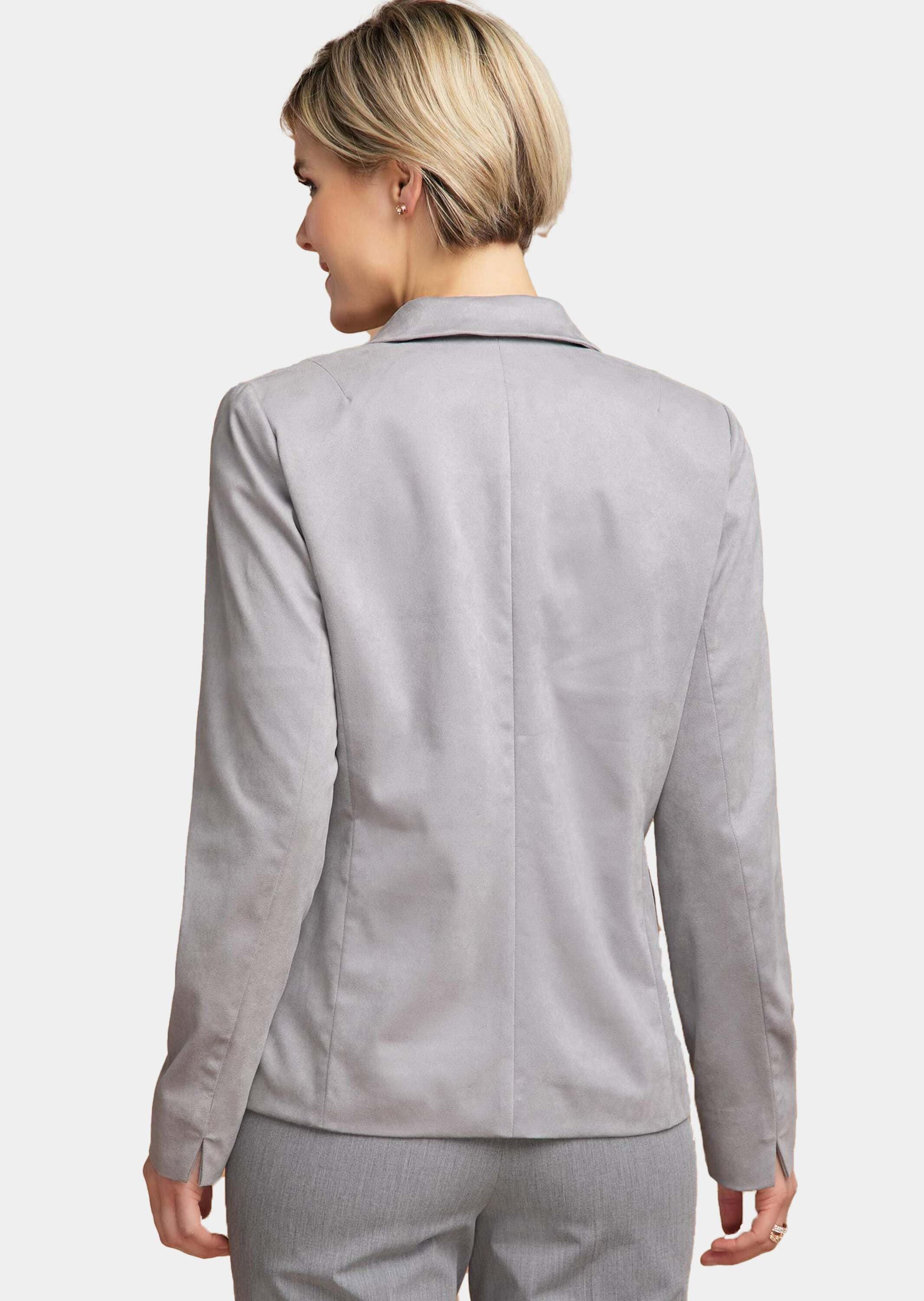 GOLDNER Kurzjacke »Jacke in Velourslederoptik Pflegeleichte Lederimitatjacke«