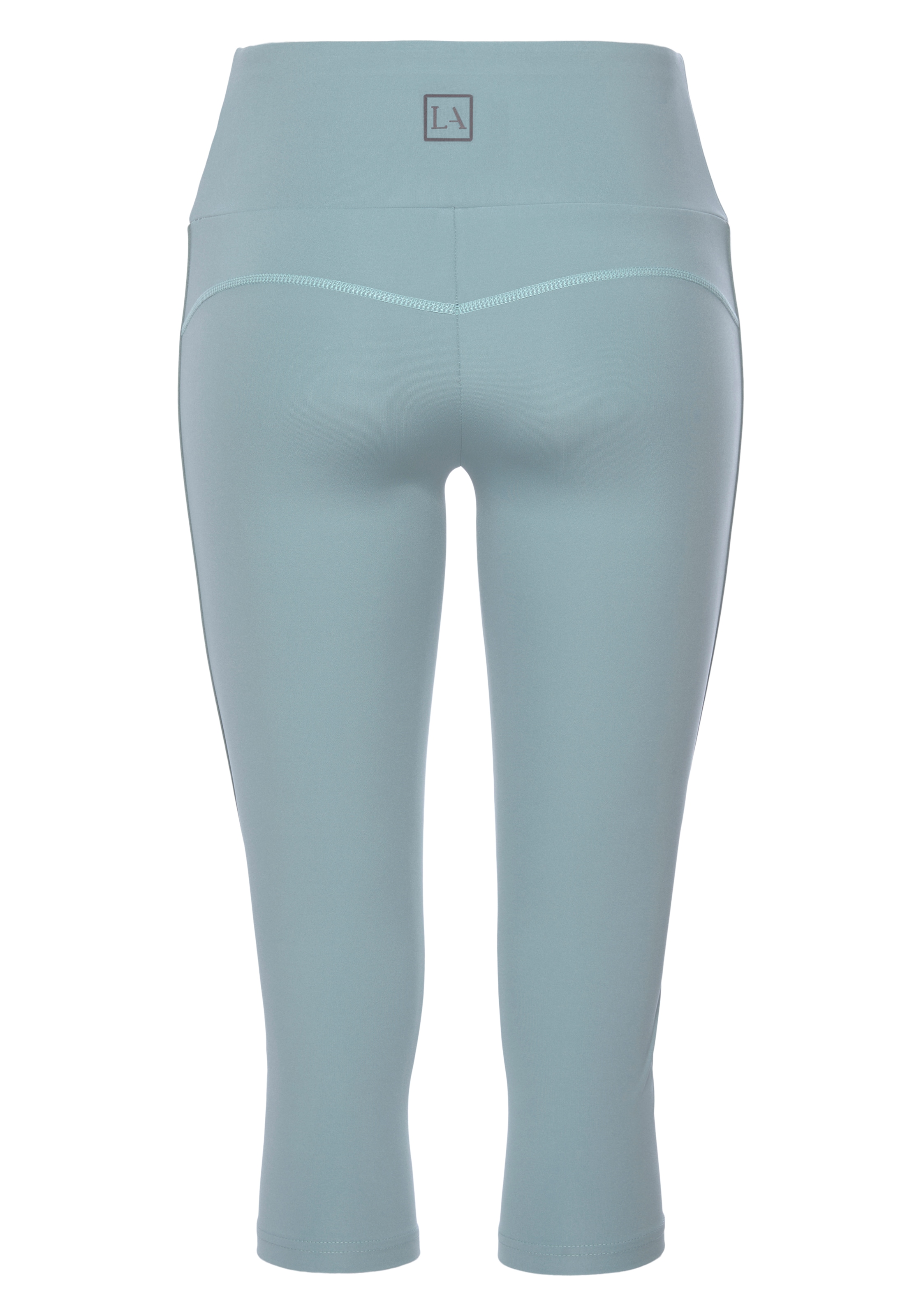 LASCANA ACTIVE Caprileggings, mit seitlichem Logotape
