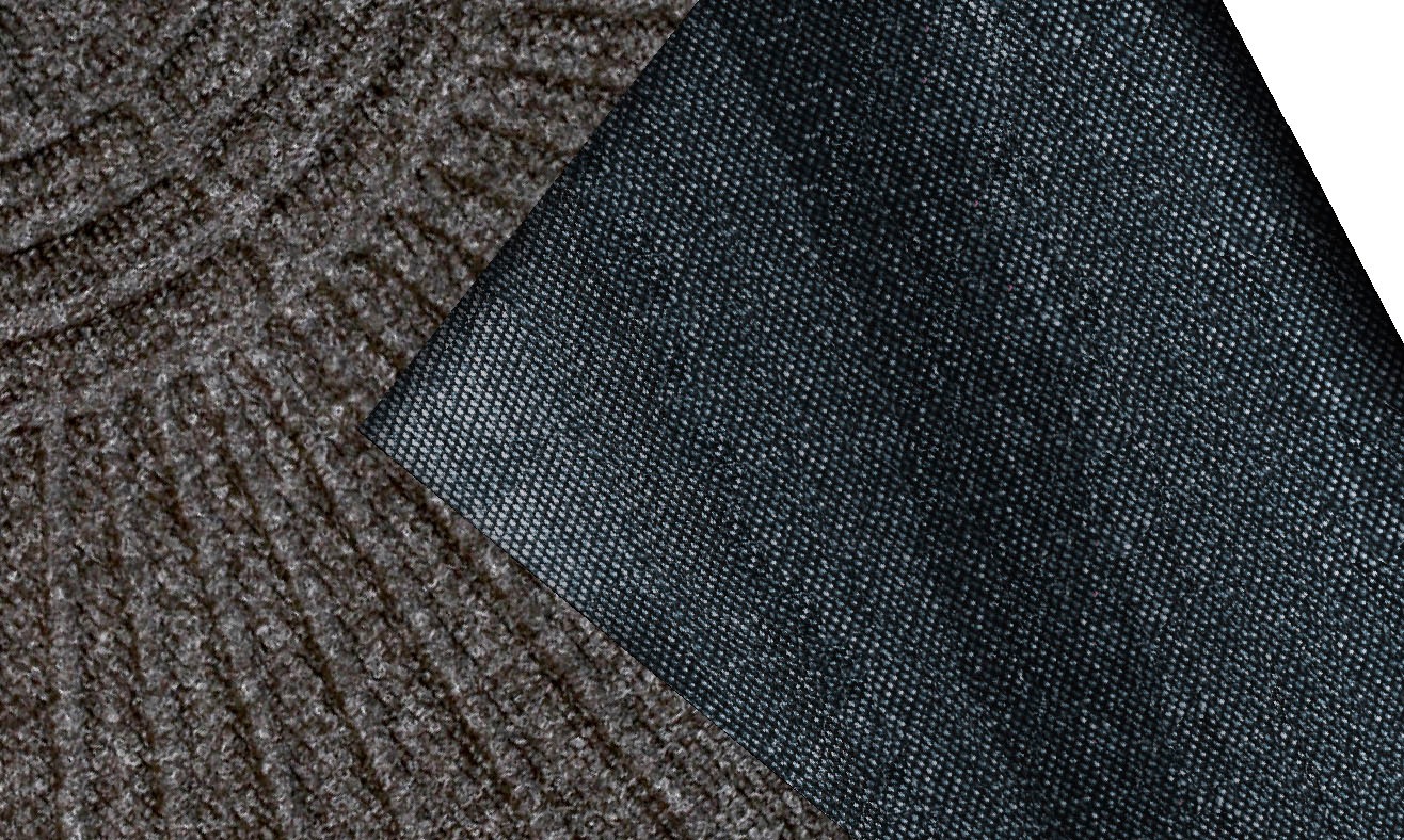 Thumbnail - wash+dry by Kleen-Tex Fußmatte "DUNE Halfmoon dark grey", halbrund, 8 mm Höhe, Schmutzfangmatte, rutschhemmend, In- und ...