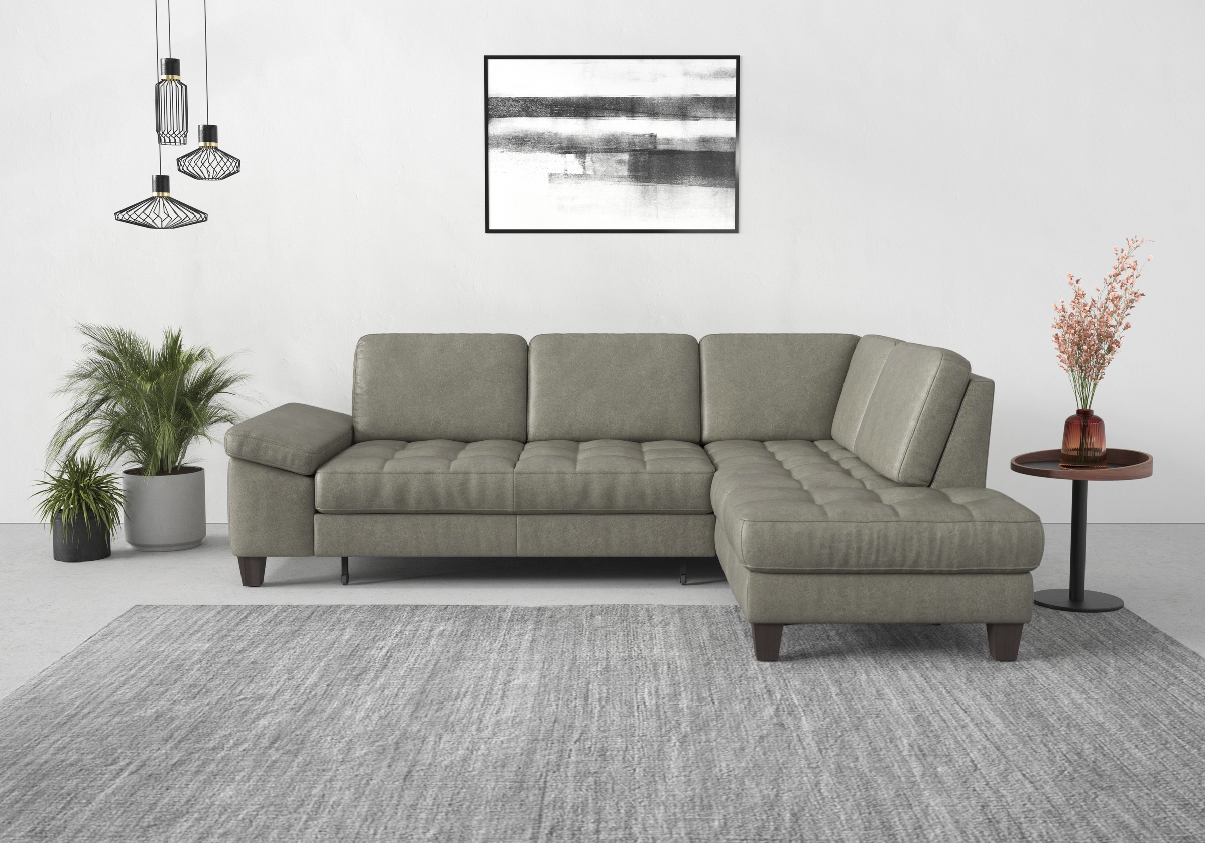 sit&more Ecksofa "Westham L-Form", mit Ottomane, mit oder ohne Bettfunktion günstig online kaufen