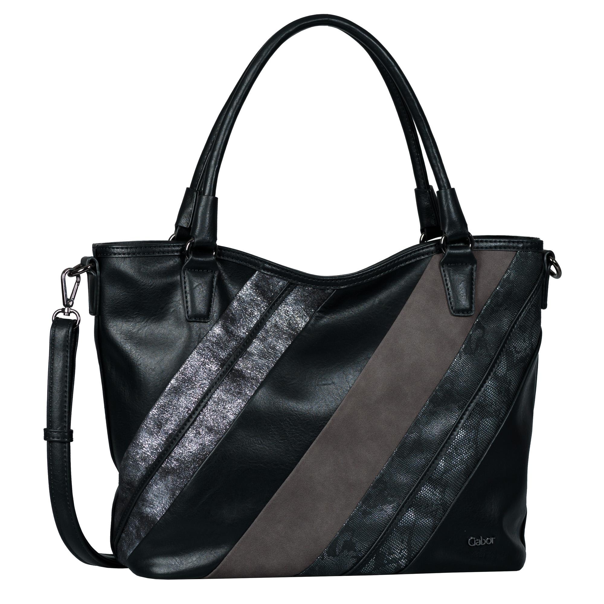 Gabor Damen Handtasche Anouk Shopper In Cognac – Eleganter Reißverschluss-Shopper Aus Kunstleder