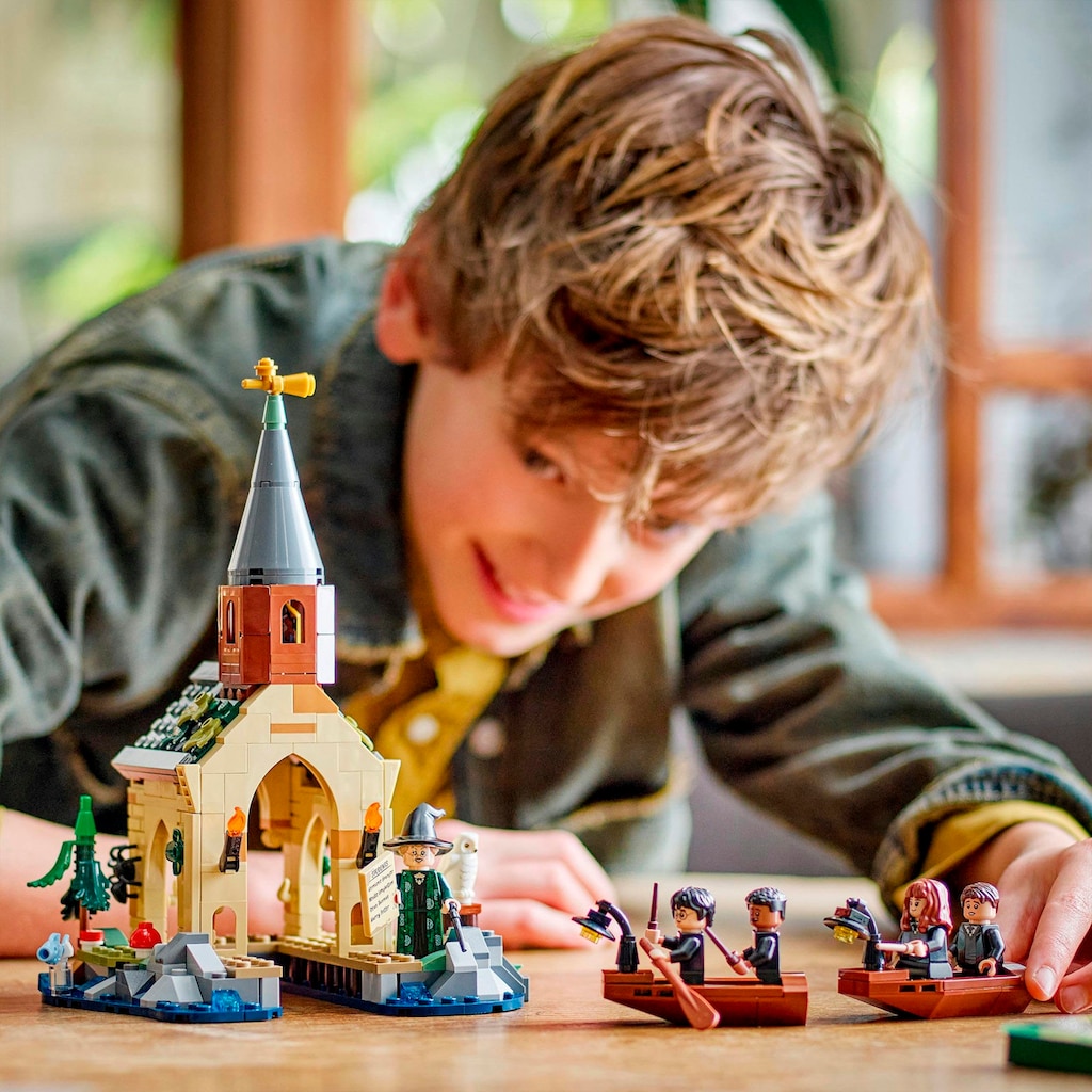 LEGO® Konstruktionsspielsteine »Bootshaus von Schloss Hogwarts™ (76426), LEGO® Harry Potter™«, (350 St.), Made in Europe