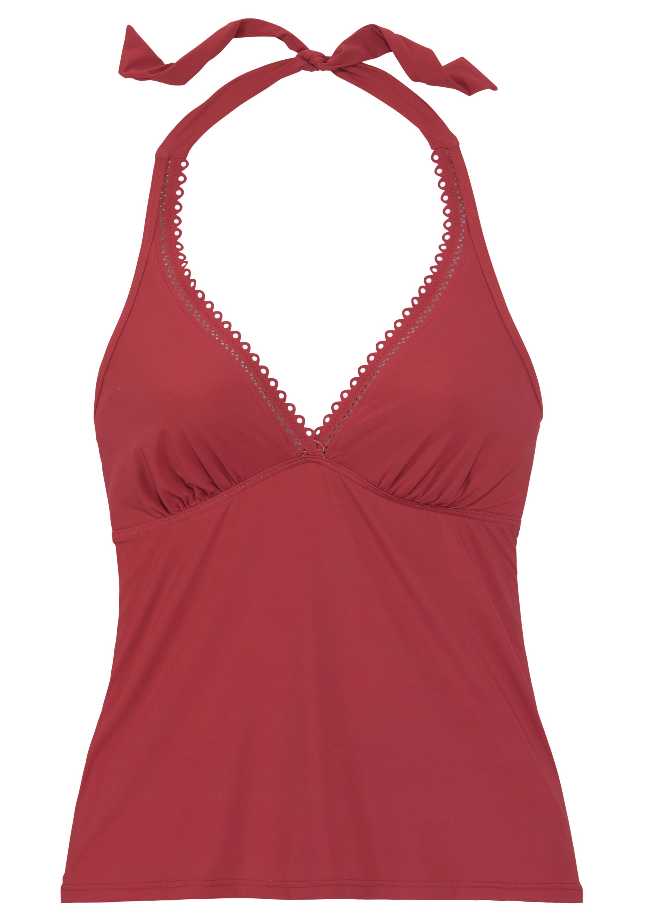 s.Oliver Bügel-Tankini-Top "Aiko" mit Häkeloptik günstig online kaufen