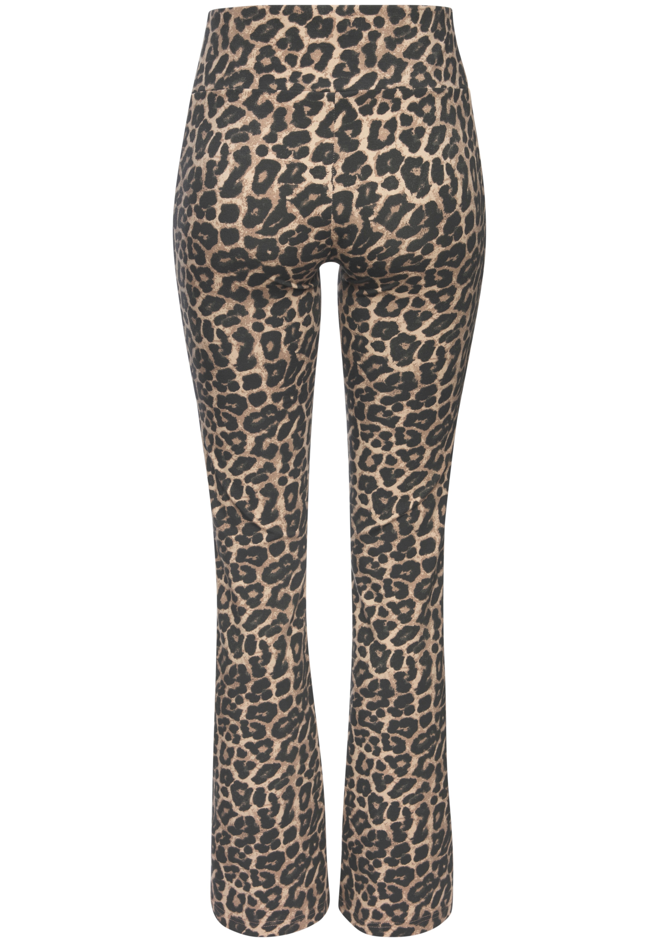 Buffalo Leggings  Flared Leggings im Leo Print
