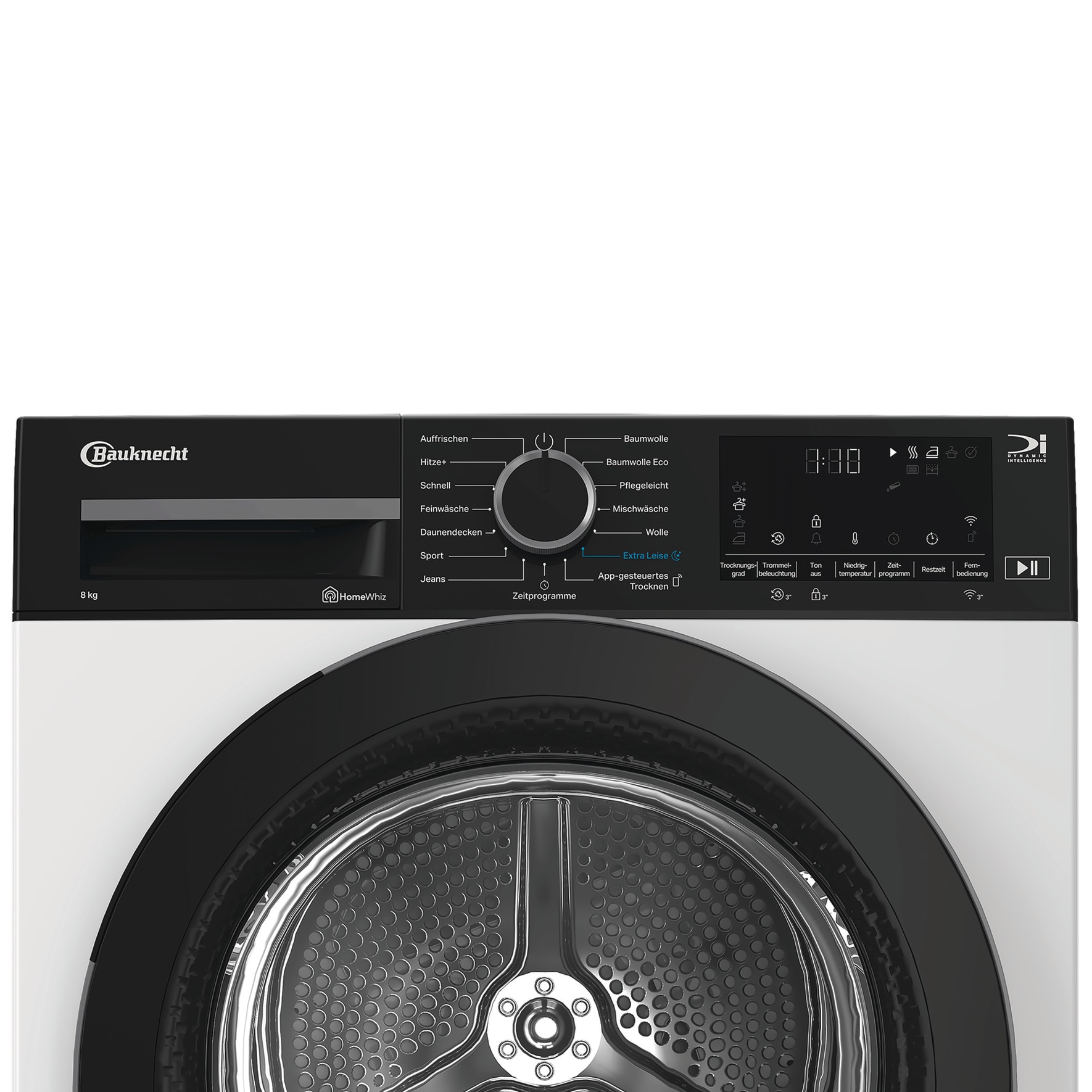 BAUKNECHT Wärmepumpentrockner »TR SUPER ECO 8A« Silent Spin – leises Trocknen dank optimierter Trommelbeschichtung