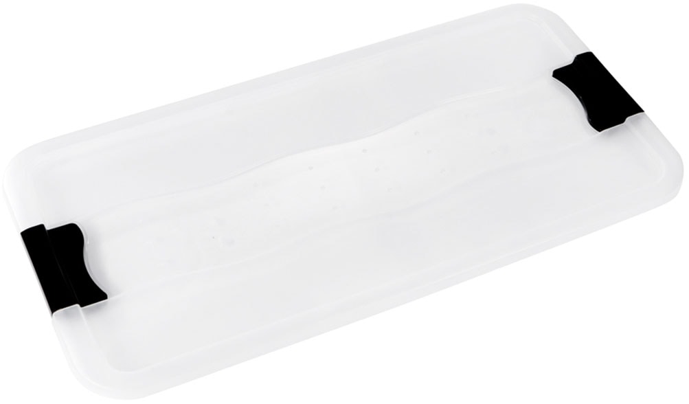 keeeper Aufbewahrungsbox »Cornelia, 3er Set, 83 L, 79,5 x 39,5 x 40 cm« durch Clips verschließbar, Griffe am Boden