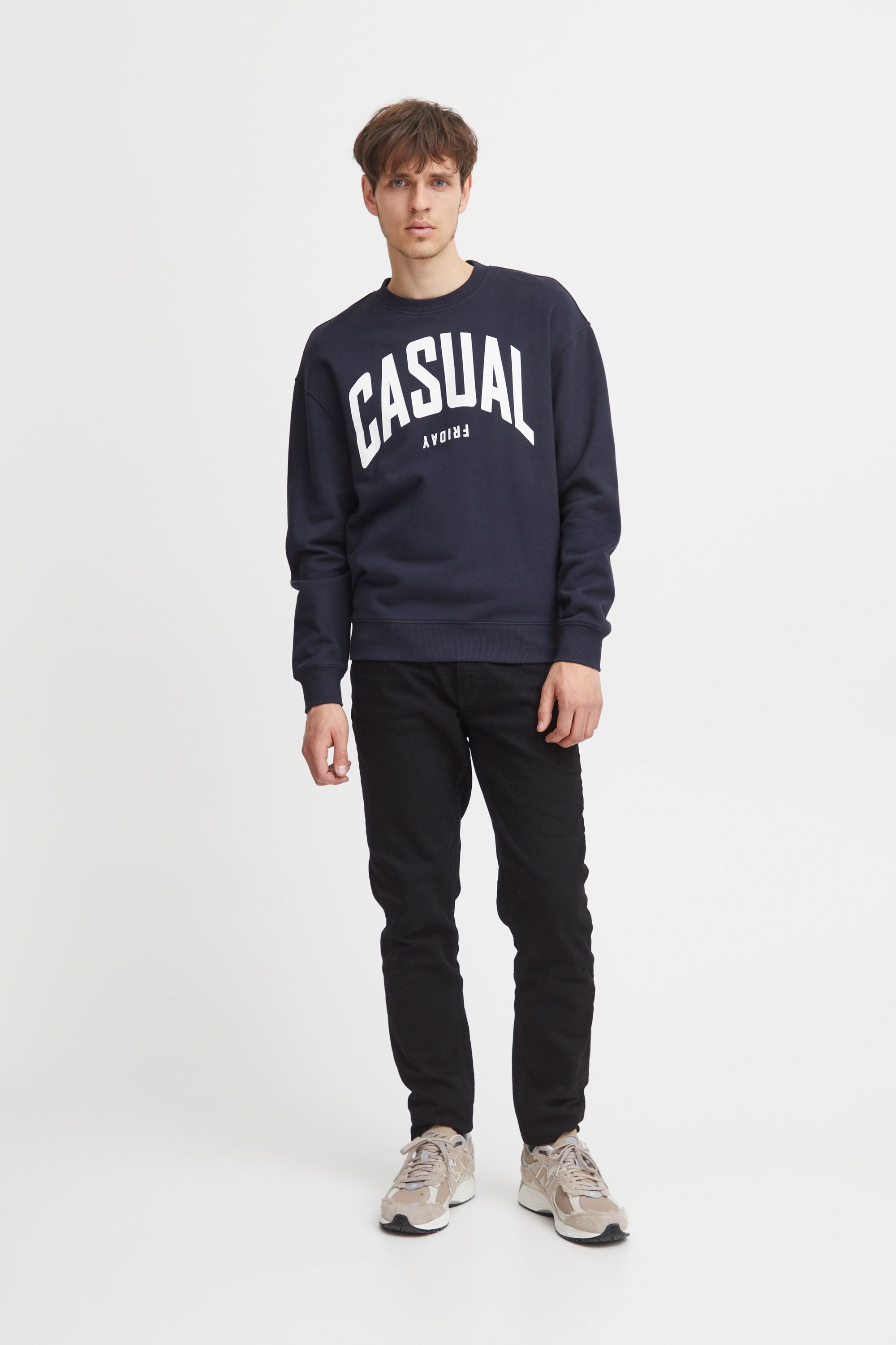 CASUAL FRIDAY CFSage Sweatshirt Long Pullover Blue Large 2